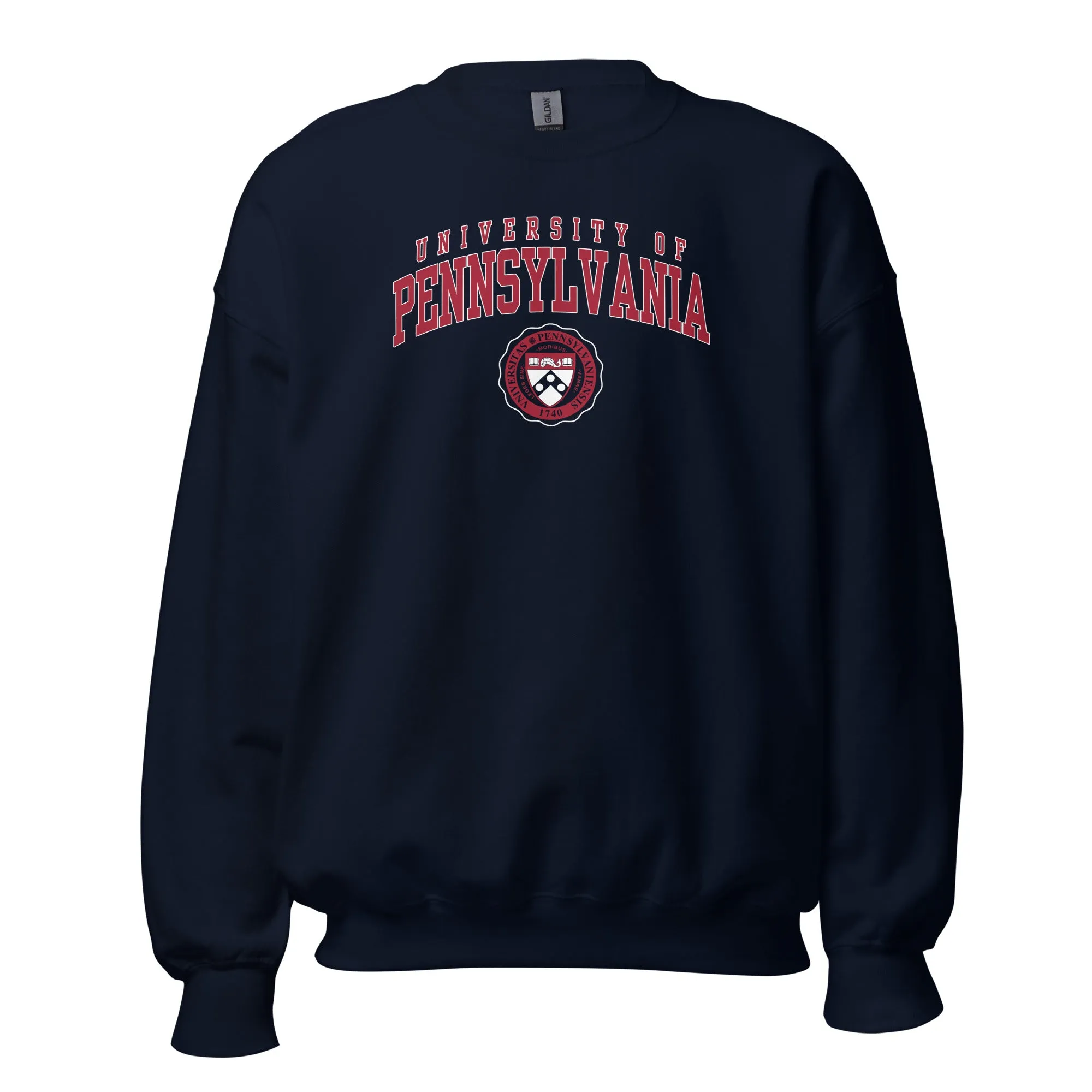 Penn Crest Sweatshirt (Navy) sold by Ivy Sport