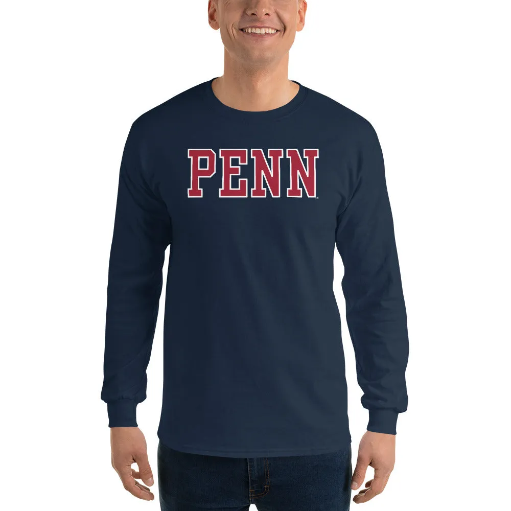 Penn Classic L/S T-Shirt - (Navy) sold by Ivy Sport product image thumbnail 2