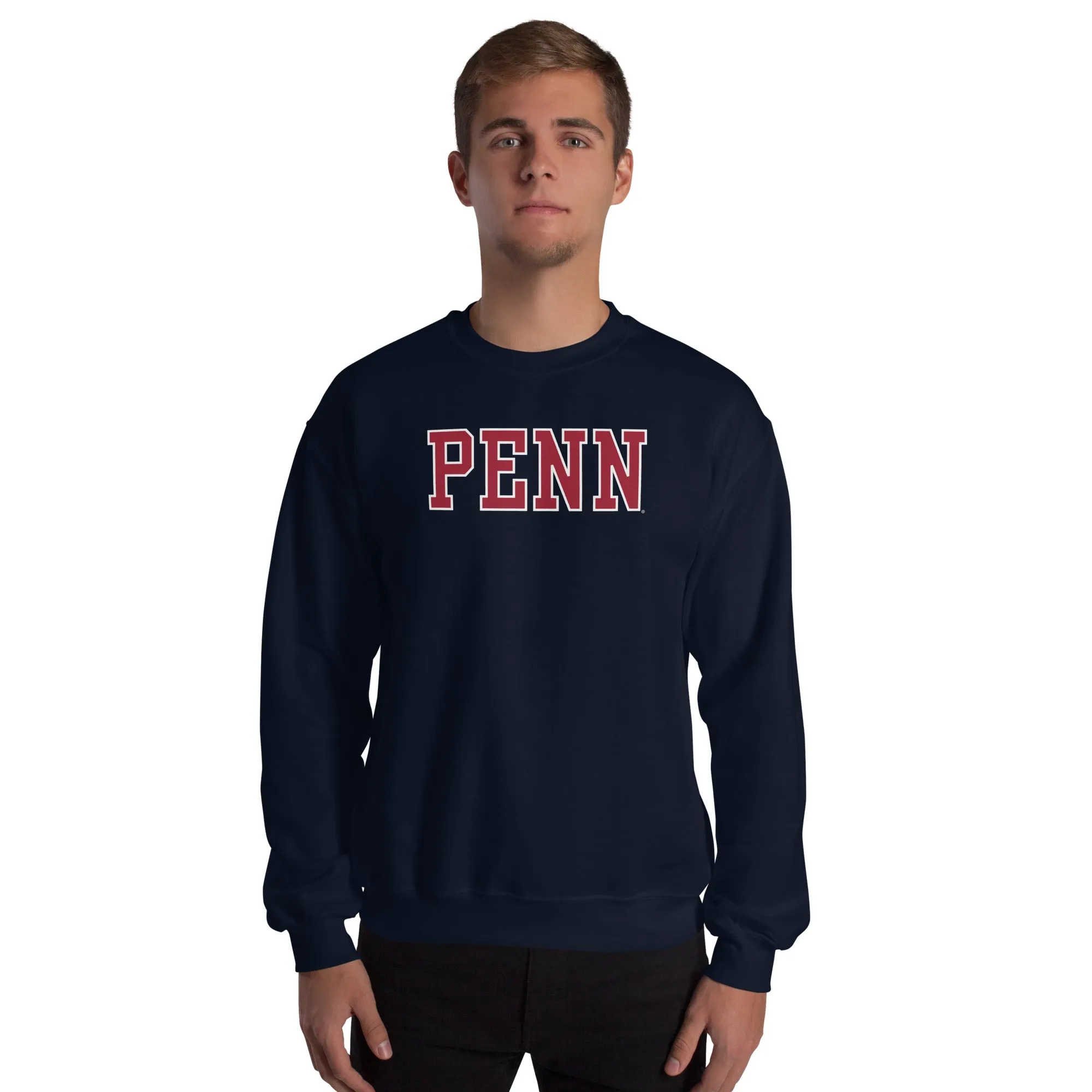 University of Pennsylvania Classic Crew Sweatshirt (Navy) sold by Ivy Sport product image thumbnail 2
