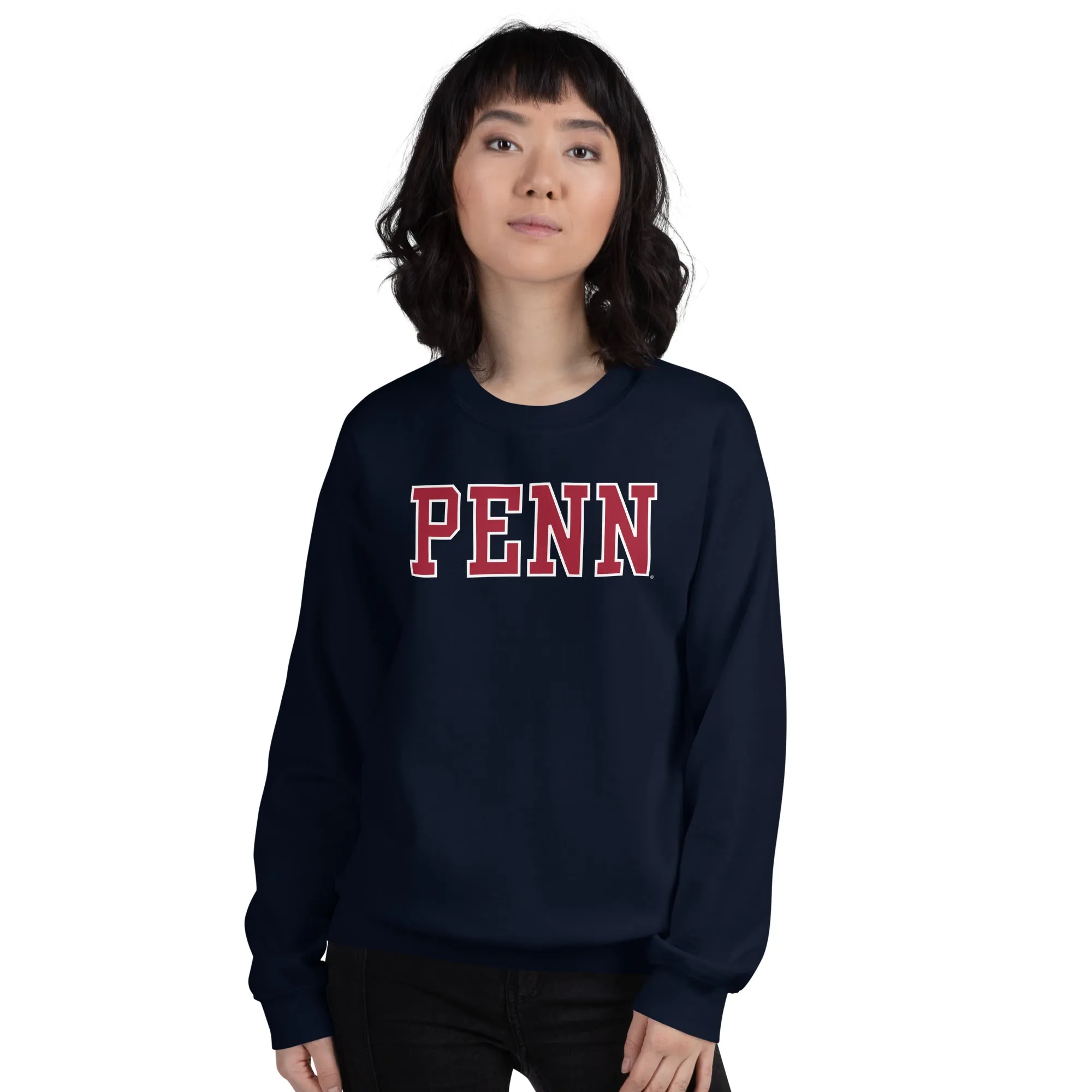 University of Pennsylvania Classic Crew Sweatshirt (Navy) sold by Ivy Sport product image thumbnail 3