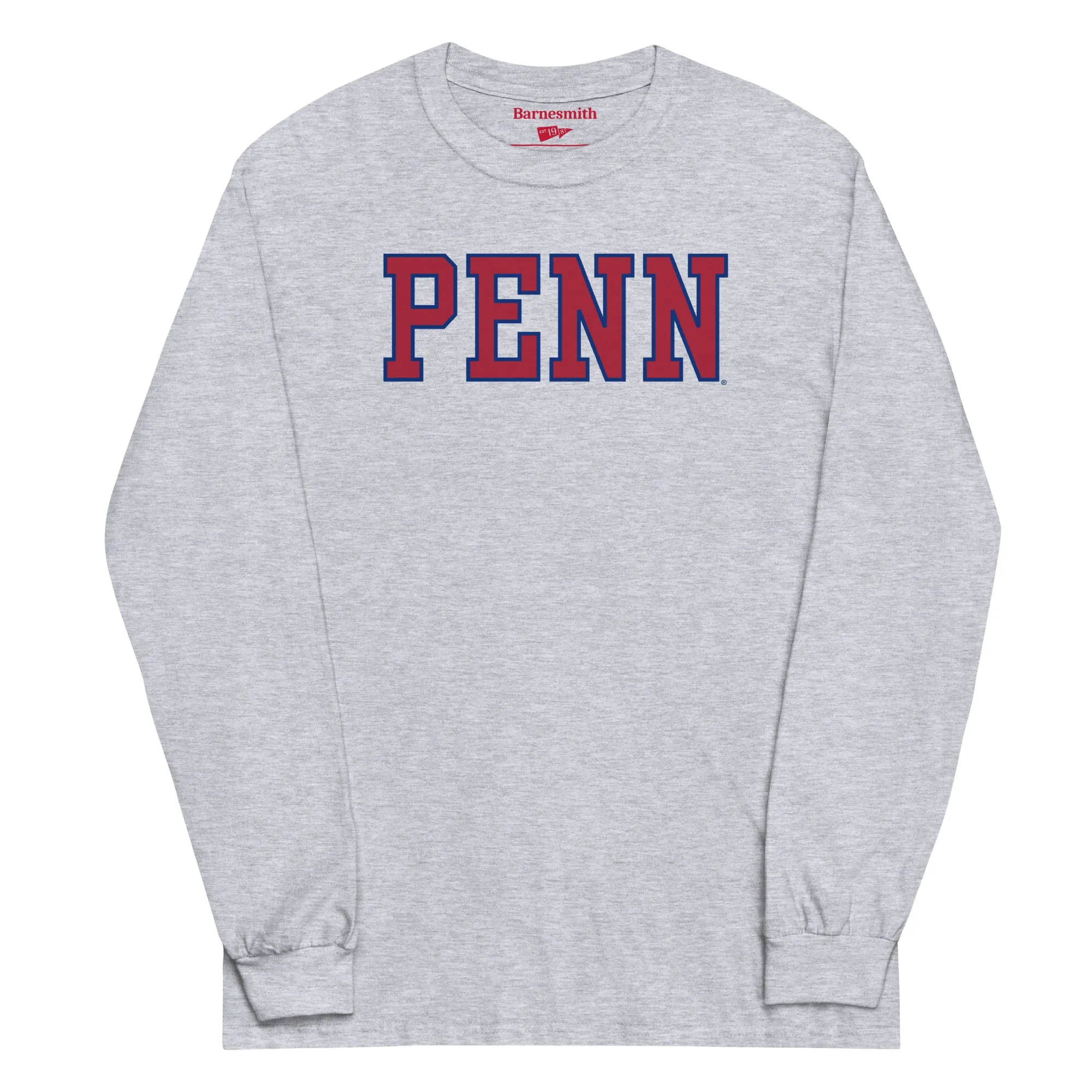 University of Pennsylvania Quakers Penn Classic Long Sleeve T-Shirt (Charcoal Grey) sold by Ivy Sport