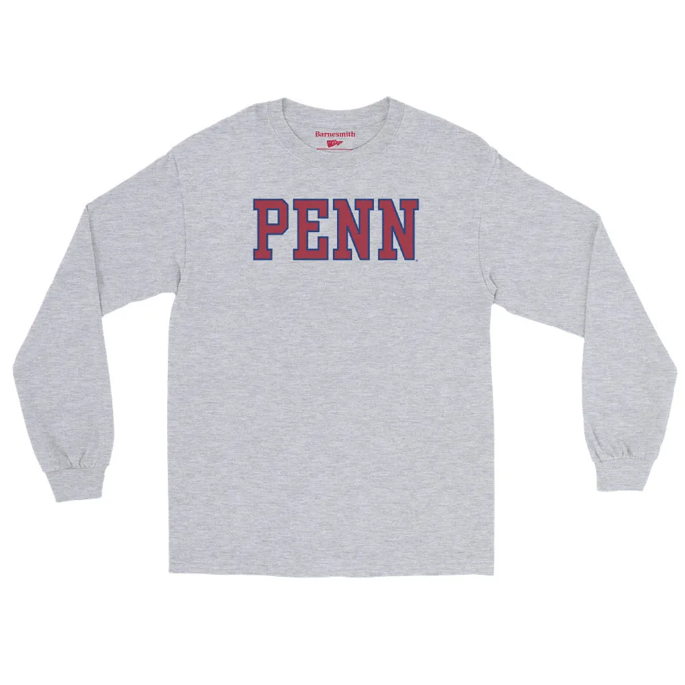 University of Pennsylvania Quakers Penn Classic Long Sleeve T-Shirt (Charcoal Grey) sold by Ivy Sport product image thumbnail 5