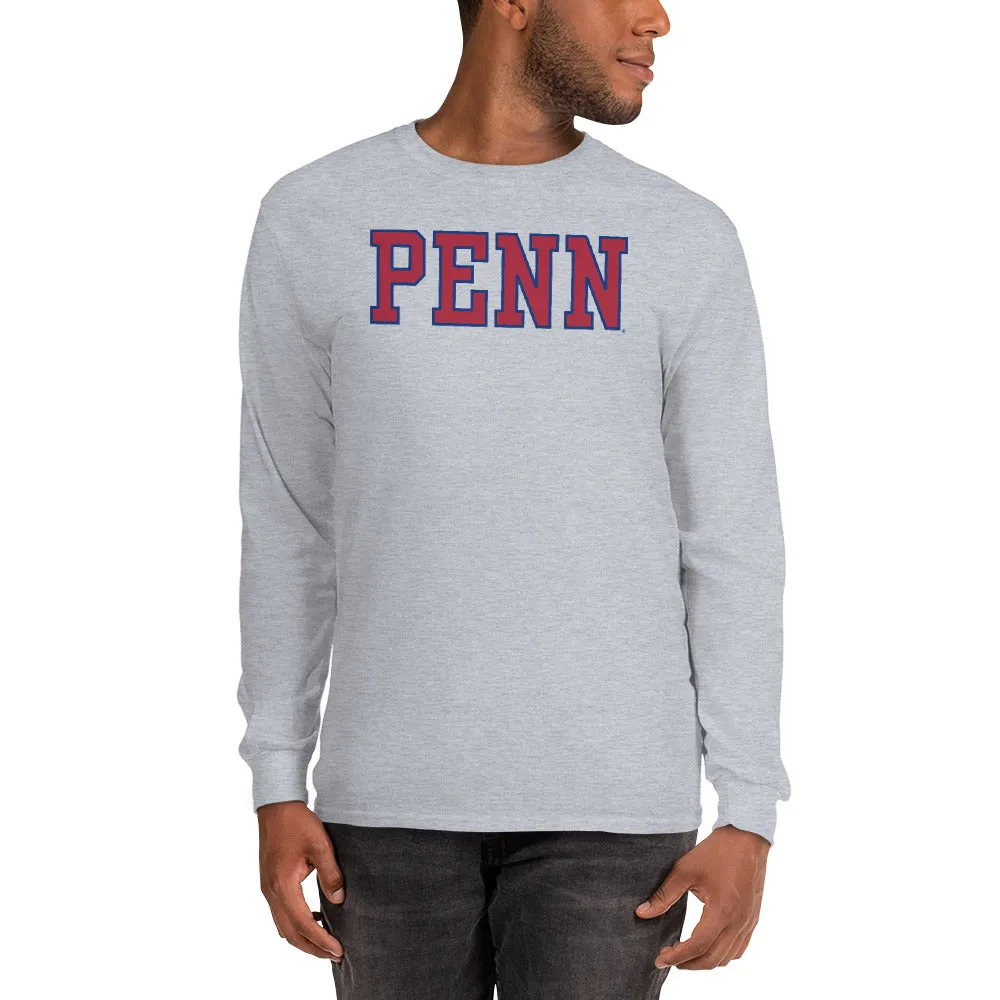 University of Pennsylvania Quakers Penn Classic Long Sleeve T-Shirt (Charcoal Grey) sold by Ivy Sport product image thumbnail 2