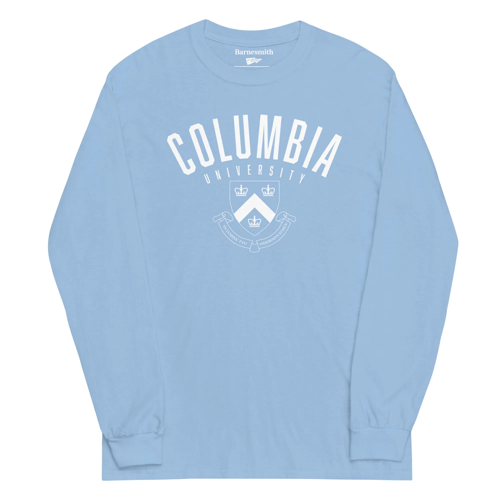 Columbia University Heritage Long Sleeve T-Shirt (Light Blue) sold by Ivy Sport
