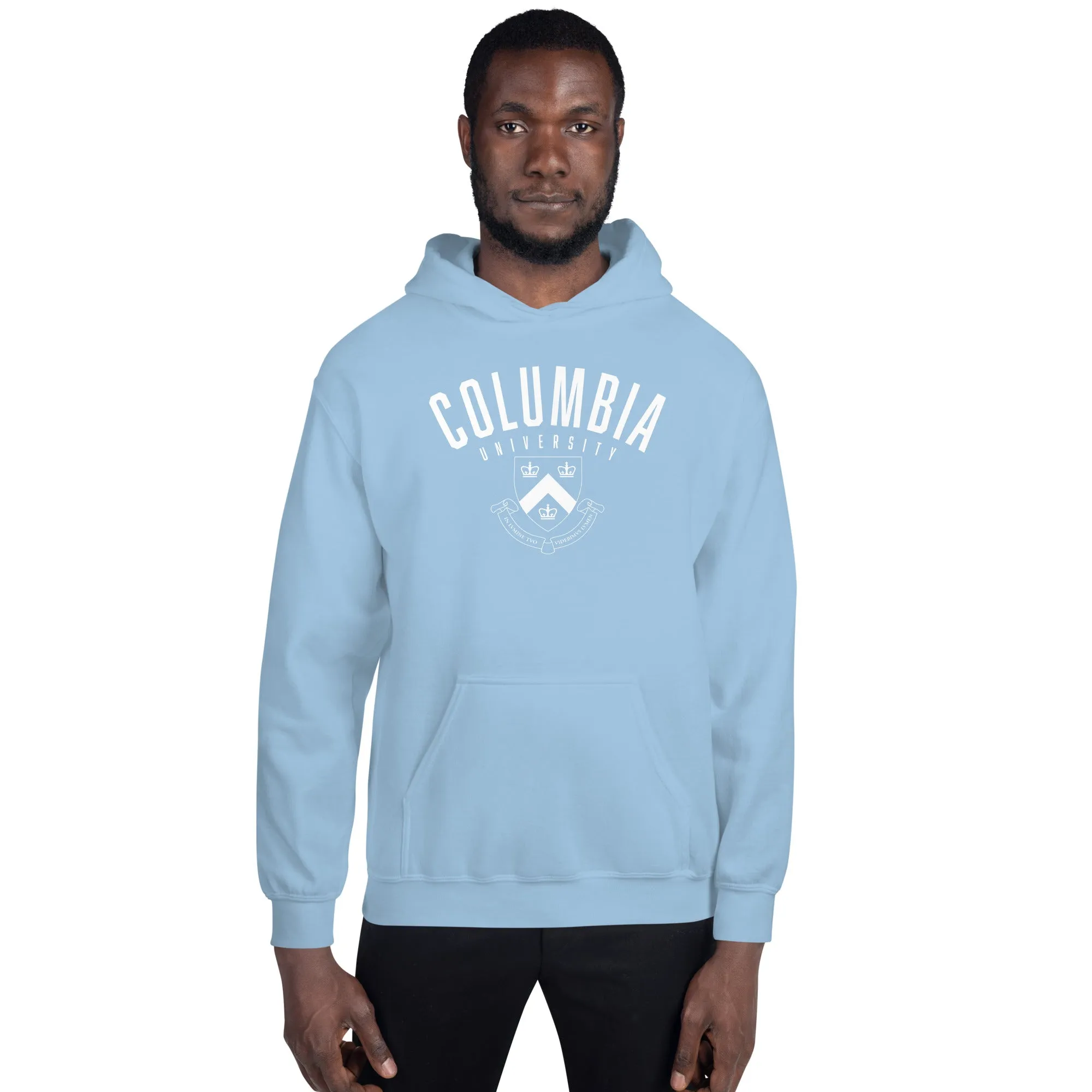 Columbia University Heritage Hooded Sweatshirt (Light Blue) sold by Ivy Sport product image thumbnail 2