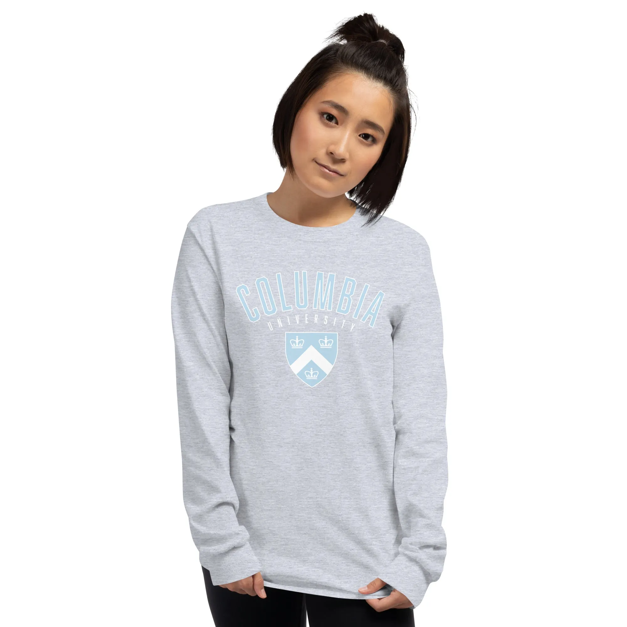 Columbia University Heritage Long Sleeve T-Shirt (Grey) sold by Ivy Sport product image thumbnail 4