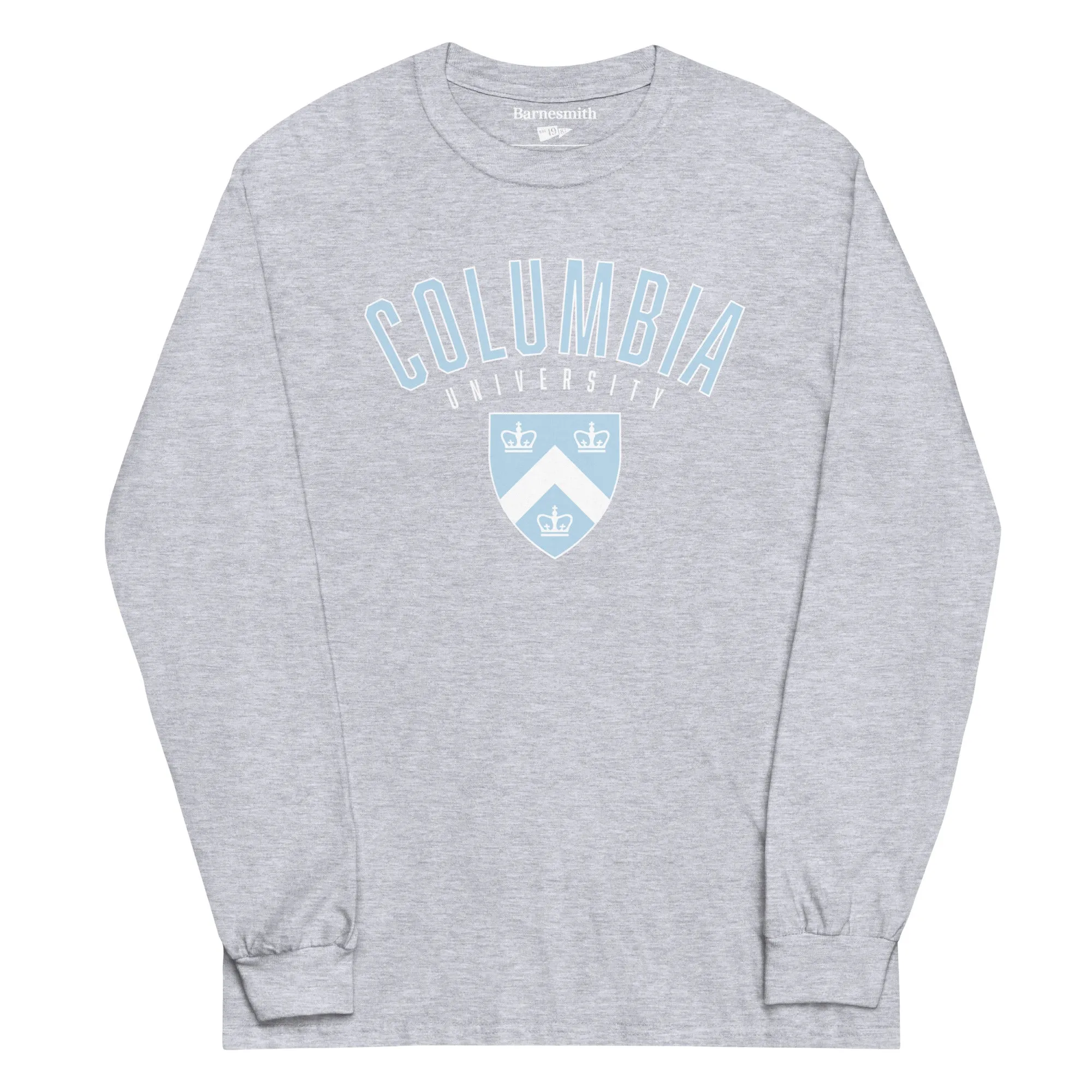 Columbia University Heritage Long Sleeve T-Shirt (Grey) sold by Ivy Sport