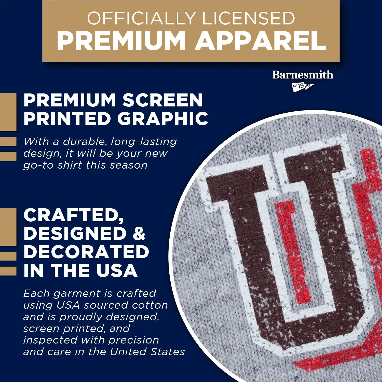 Brown University Short-Sleeve Youth T-Shirt (Grey) sold by Ivy Sport product image thumbnail 4