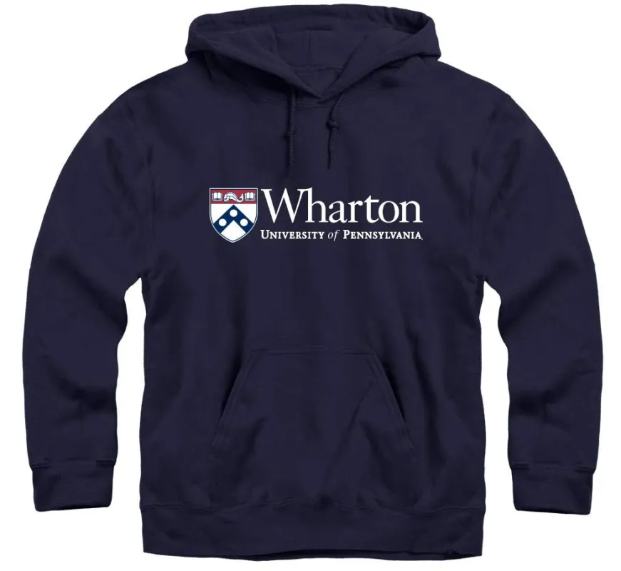 Penn Wharton Hooded Sweatshirt (Navy) sold by Ivy Sport