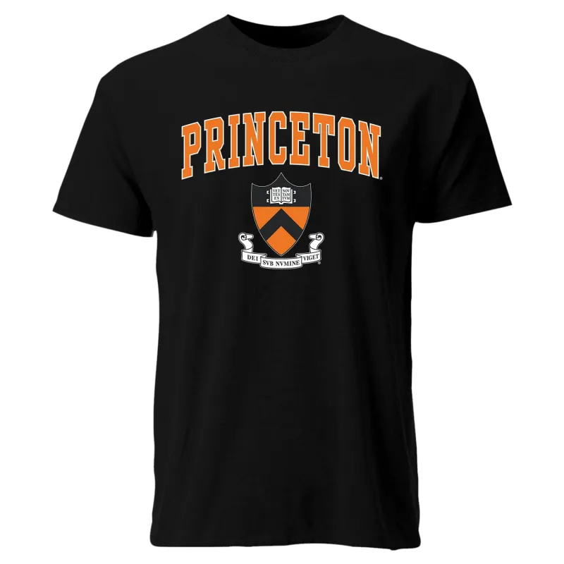 Princeton Heritage T-Shirt II (Black) sold by Ivy Sport