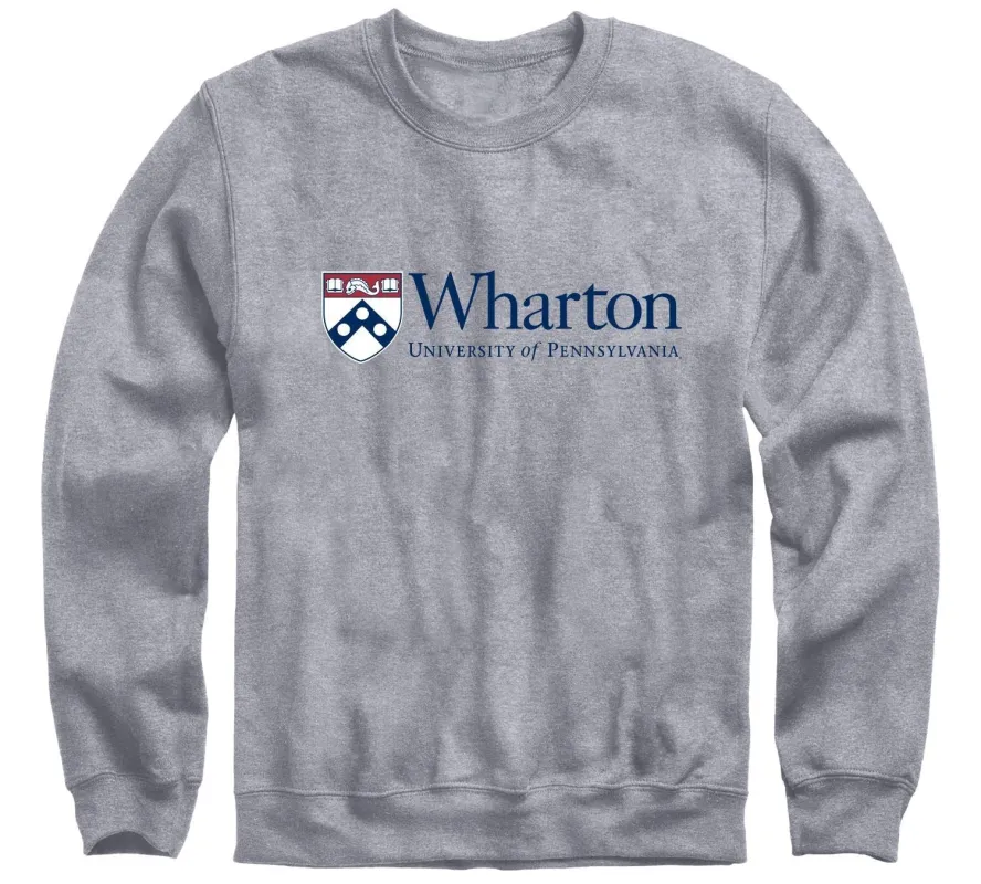 Penn Wharton Sweatshirt (Heather Grey) sold by Ivy Sport