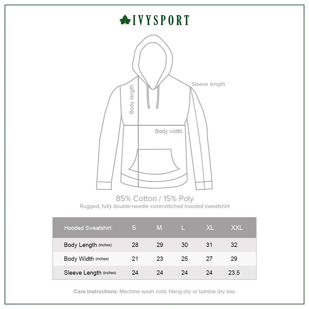 Penn Wharton Hooded Sweatshirt (Heather Grey) sold by Ivy Sport product image thumbnail 2