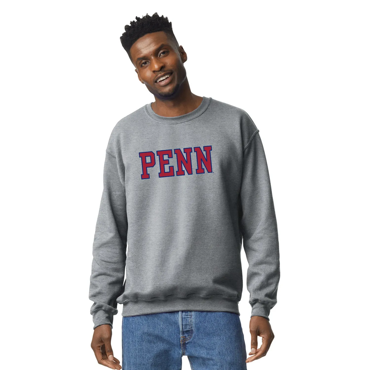 Penn Essential Sweatshirt (Heather Grey) sold by Ivy Sport product image thumbnail 2