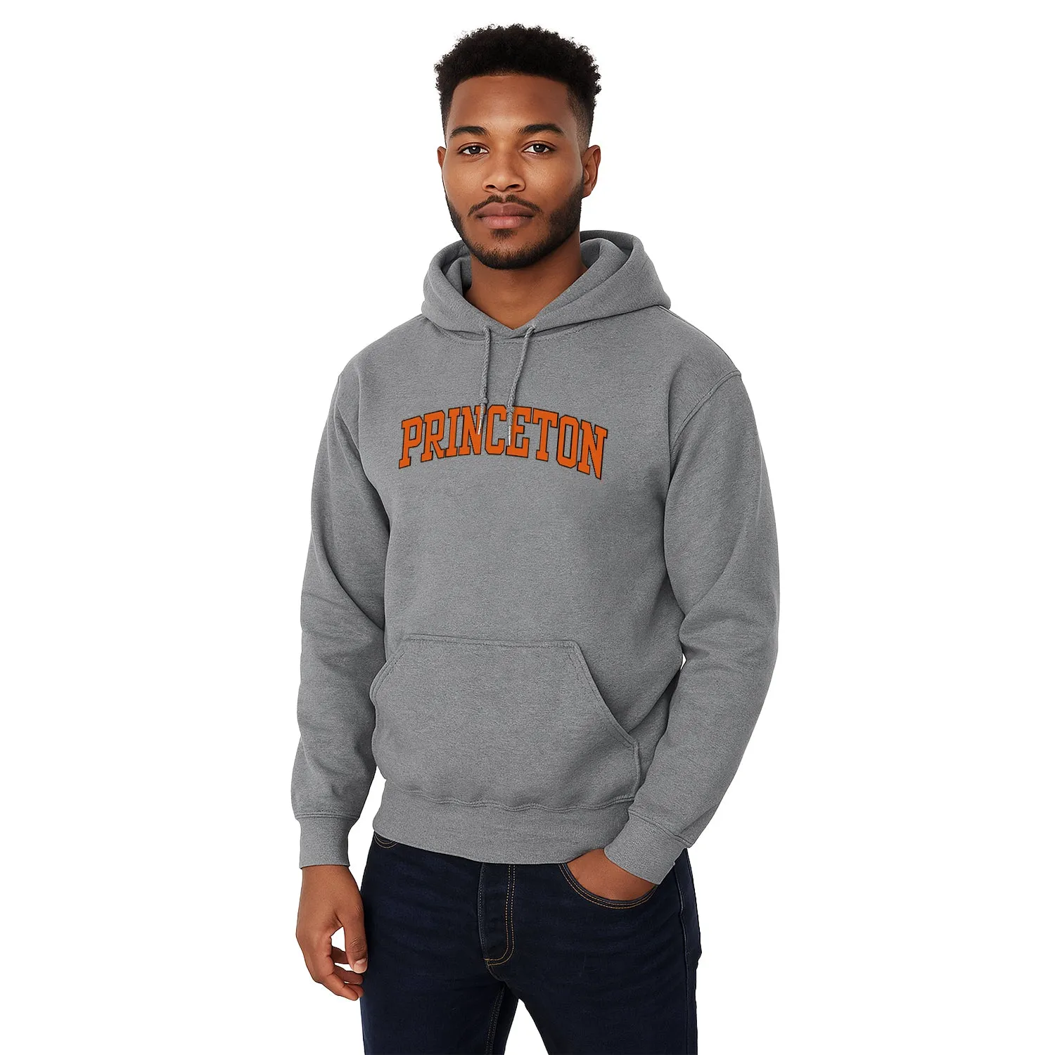 Princeton Essential Hooded Sweatshirt (Heather Grey) sold by Ivy Sport product image thumbnail 2