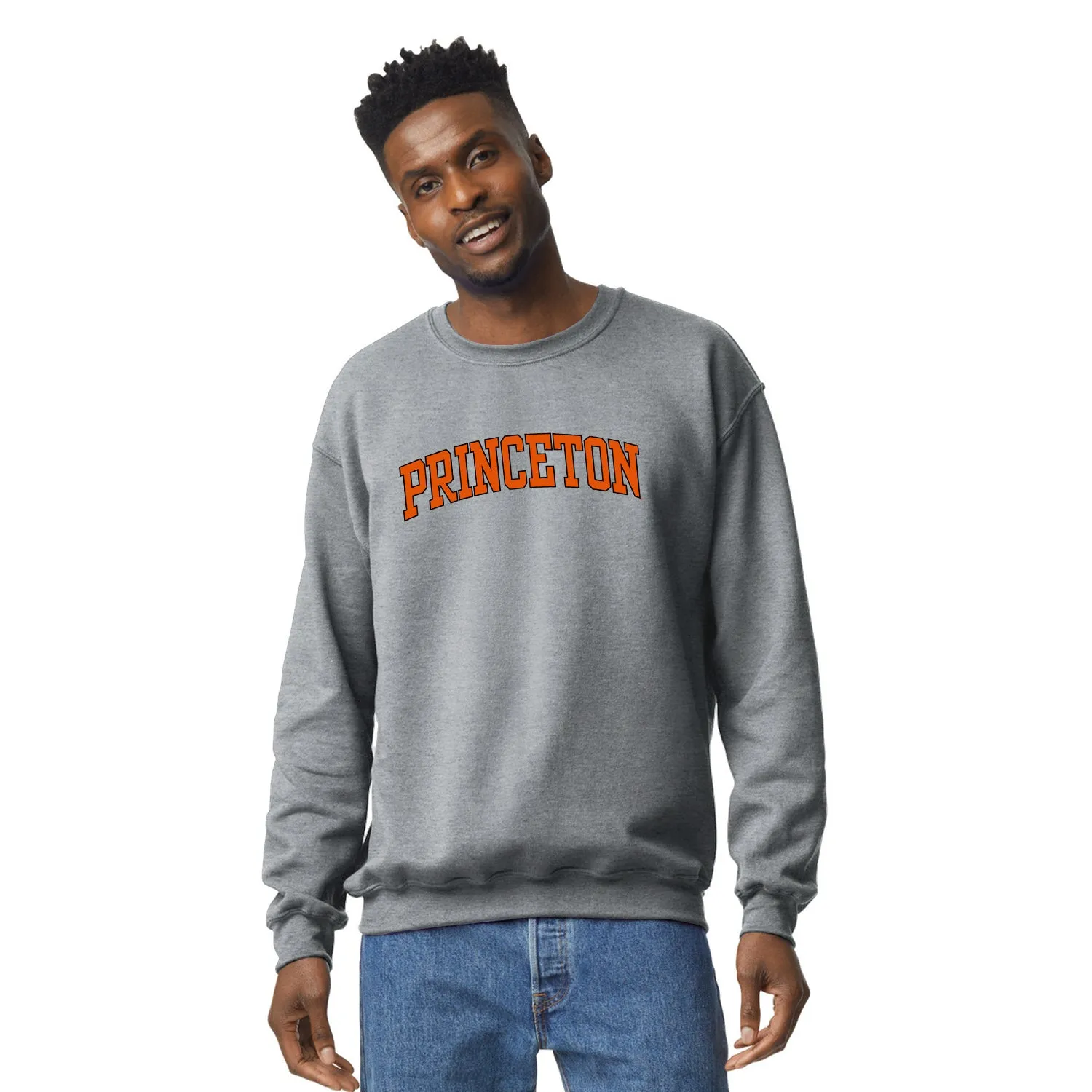 Princeton University Essential Sweatshirt (Heather Grey) sold by Ivy Sport product image thumbnail 2