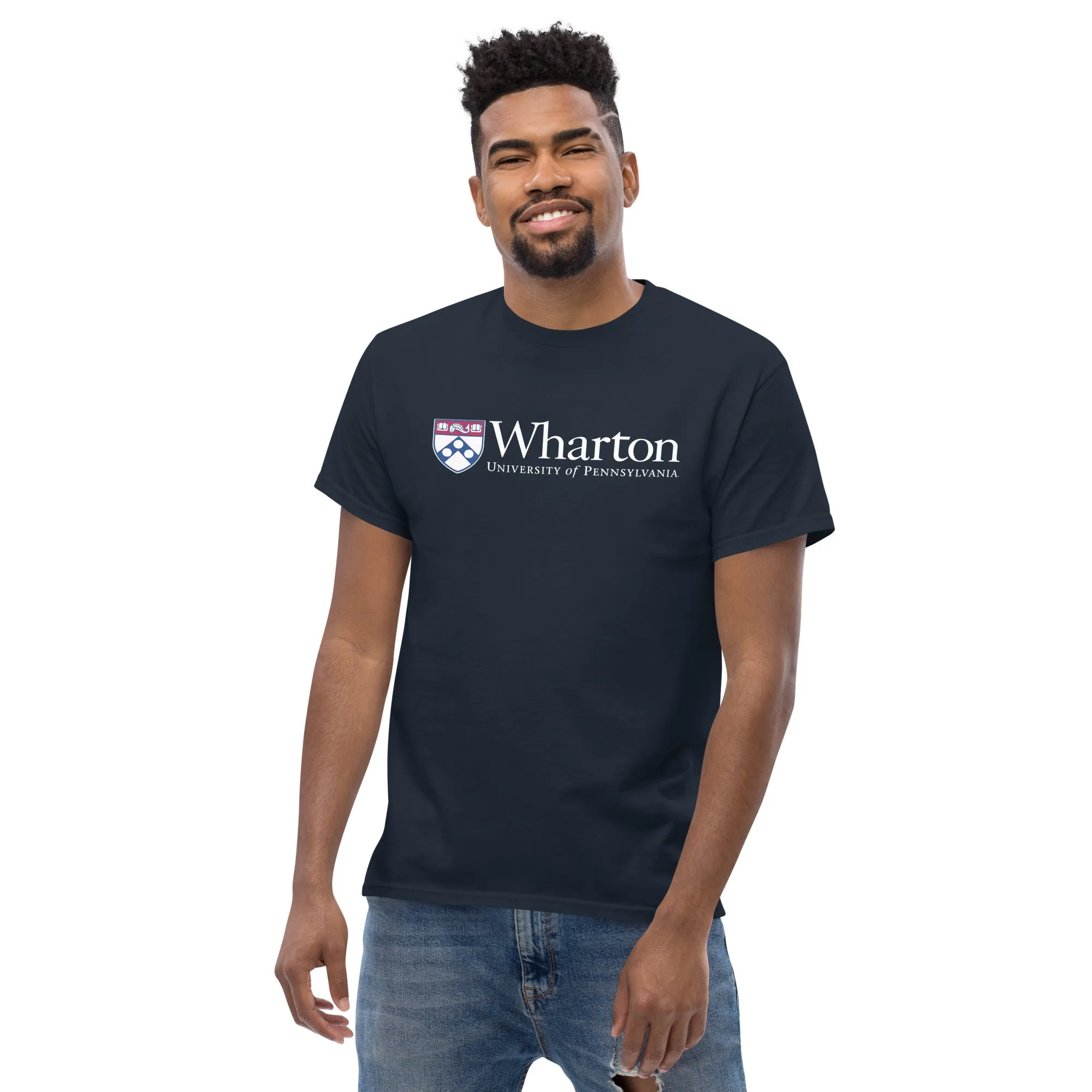 Penn Wharton T-Shirt (Navy) sold by Ivy Sport product image thumbnail 2