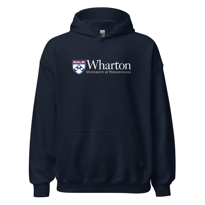 Penn Wharton Hooded Sweatshirt (Navy) sold by Ivy Sport
