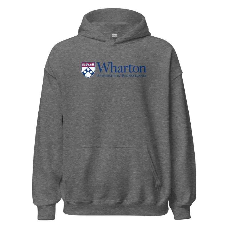 Penn Wharton Hooded Sweatshirt (Heather Grey) sold by Ivy Sport