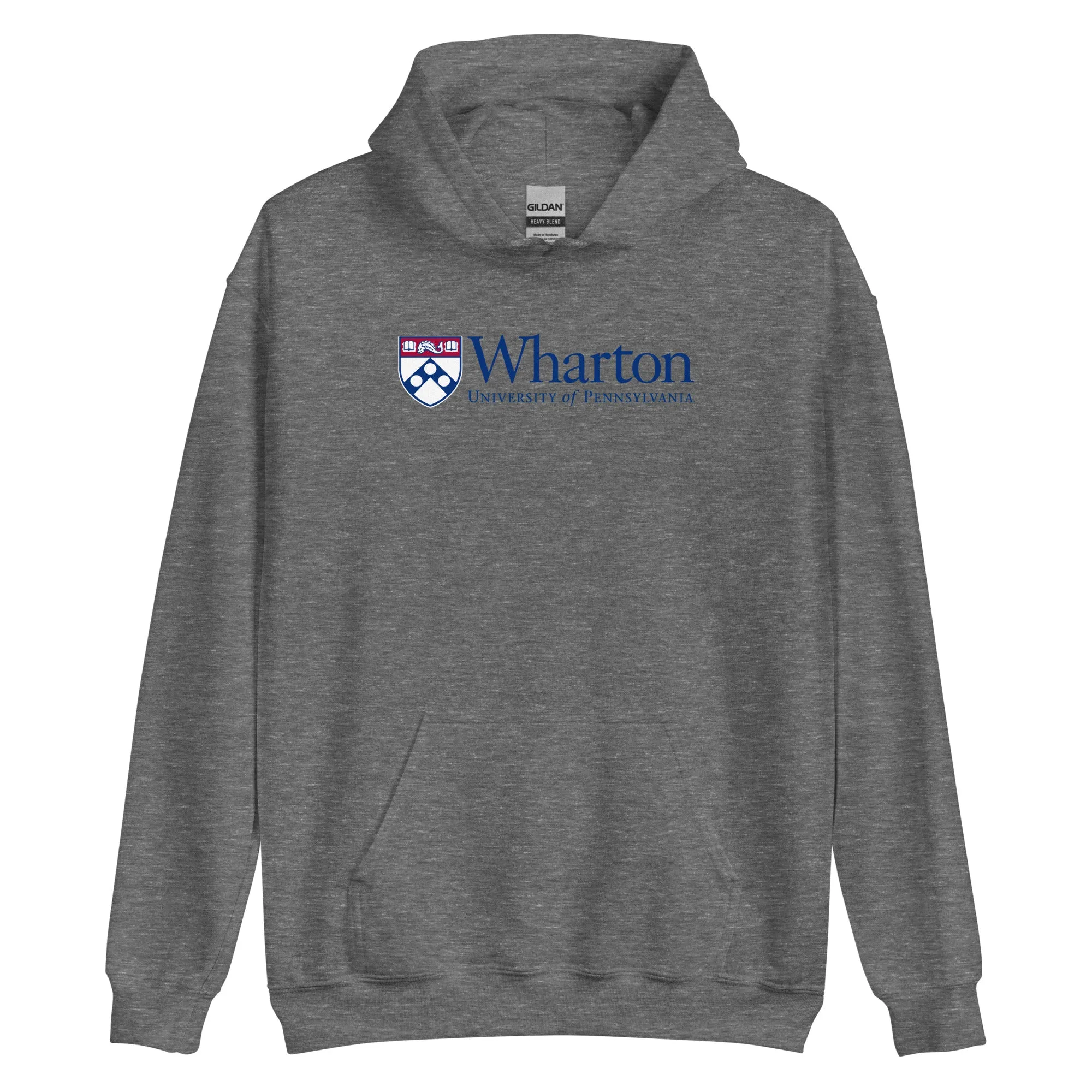 Penn Wharton Hooded Sweatshirt (Heather Grey) sold by Ivy Sport product image thumbnail 5