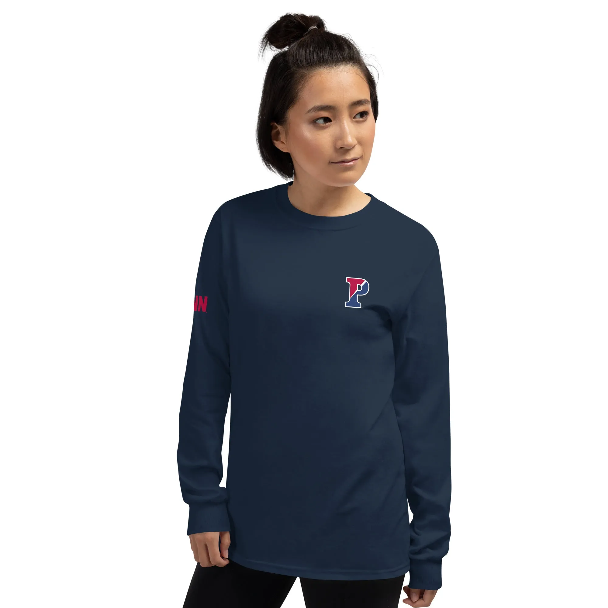 Penn Mascot Long Sleeve T-Shirt (Navy) sold by Ivy Sport product image thumbnail 4