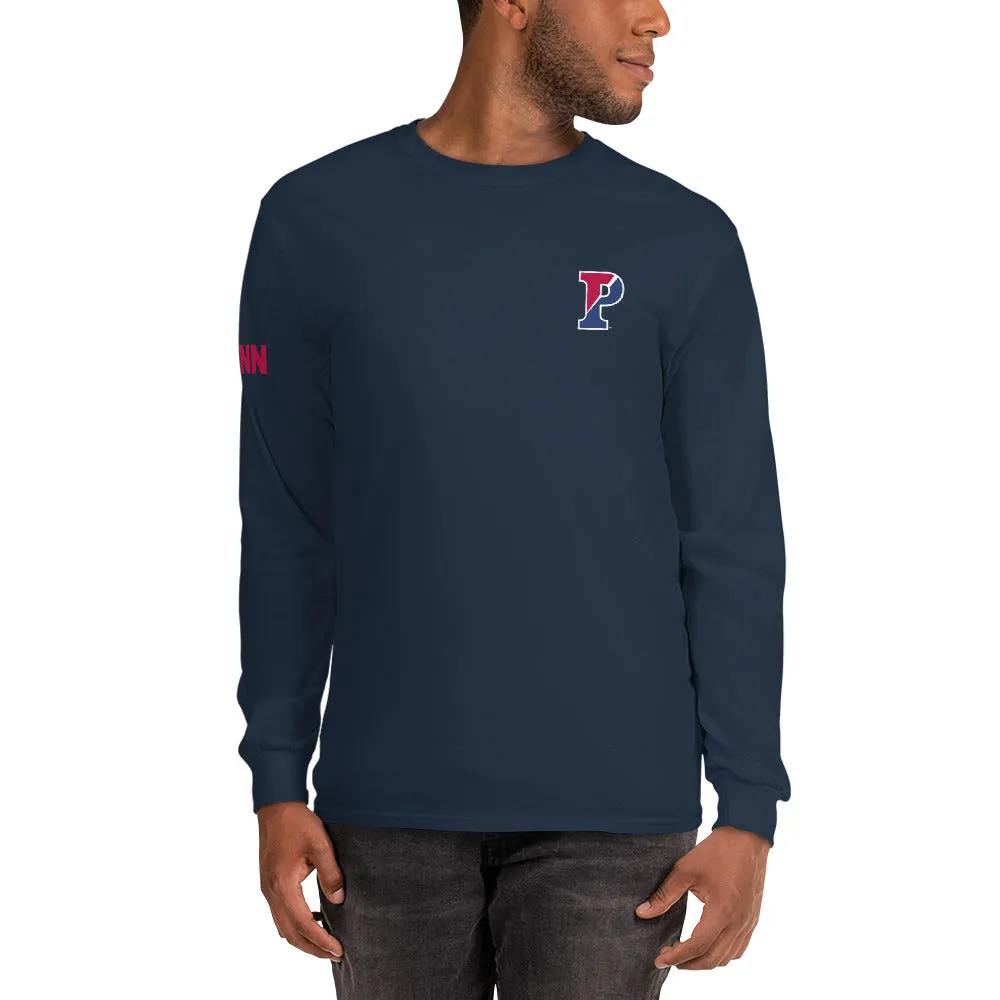 Penn Mascot Long Sleeve T-Shirt (Navy) sold by Ivy Sport product image thumbnail 5