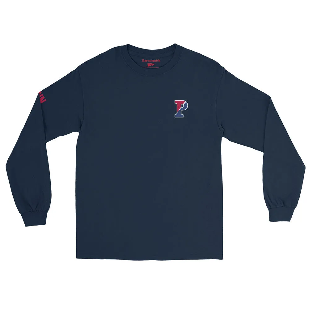 Penn Mascot Long Sleeve T-Shirt (Navy) sold by Ivy Sport product image thumbnail 2