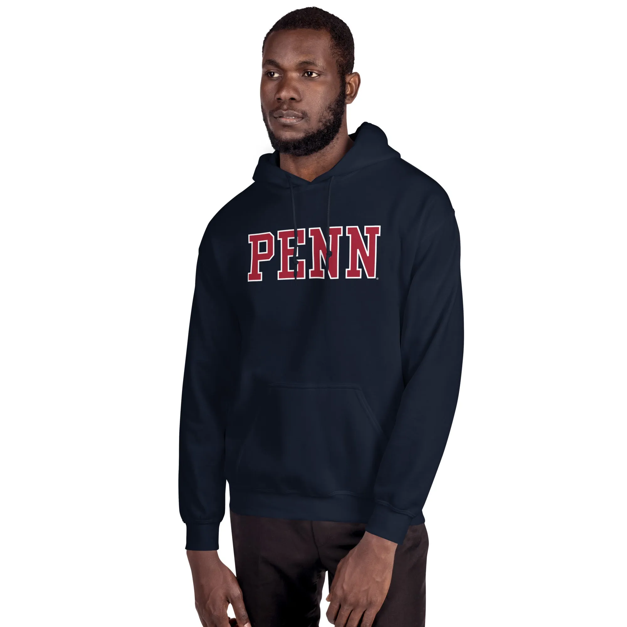 Penn Essential Hooded Sweatshirt (Navy) sold by Ivy Sport product image thumbnail 3