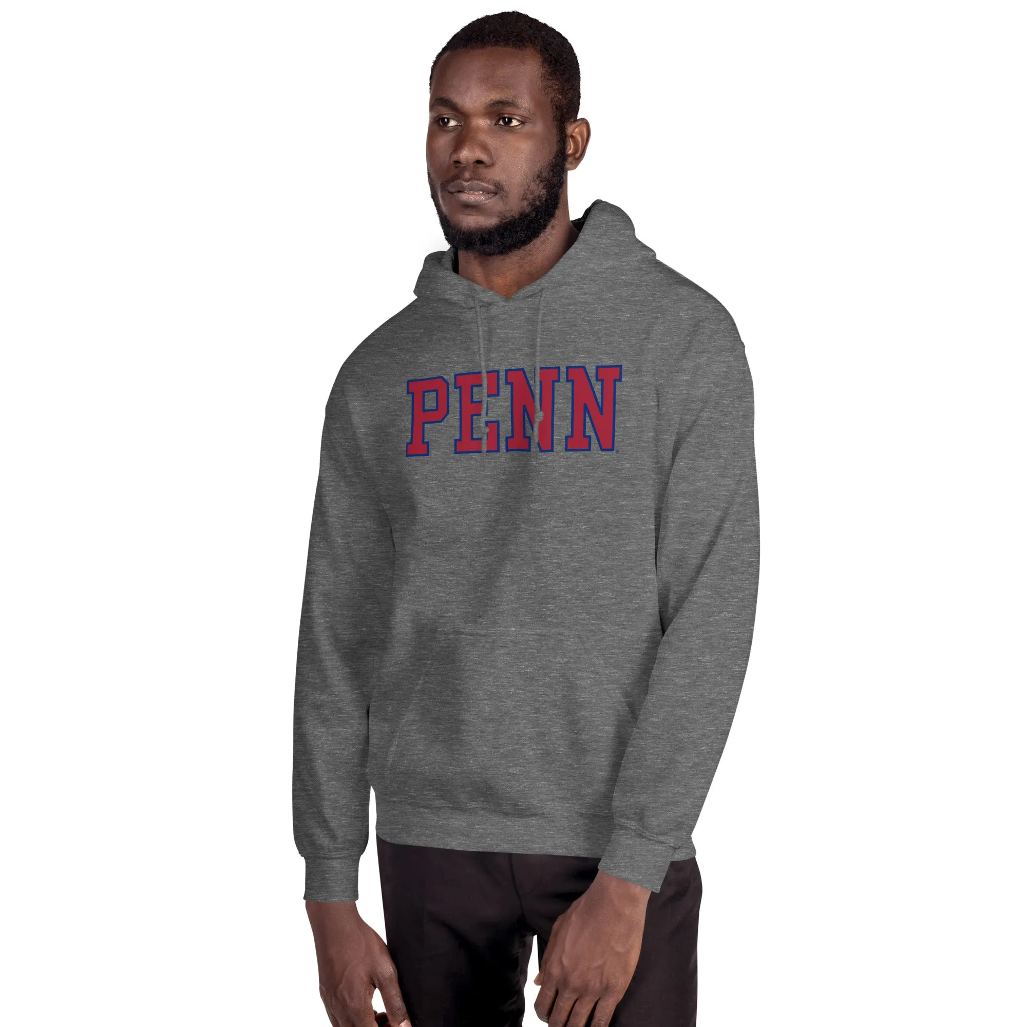 Penn Essential Hooded Sweatshirt (Heather Grey) sold by Ivy Sport product image thumbnail 3
