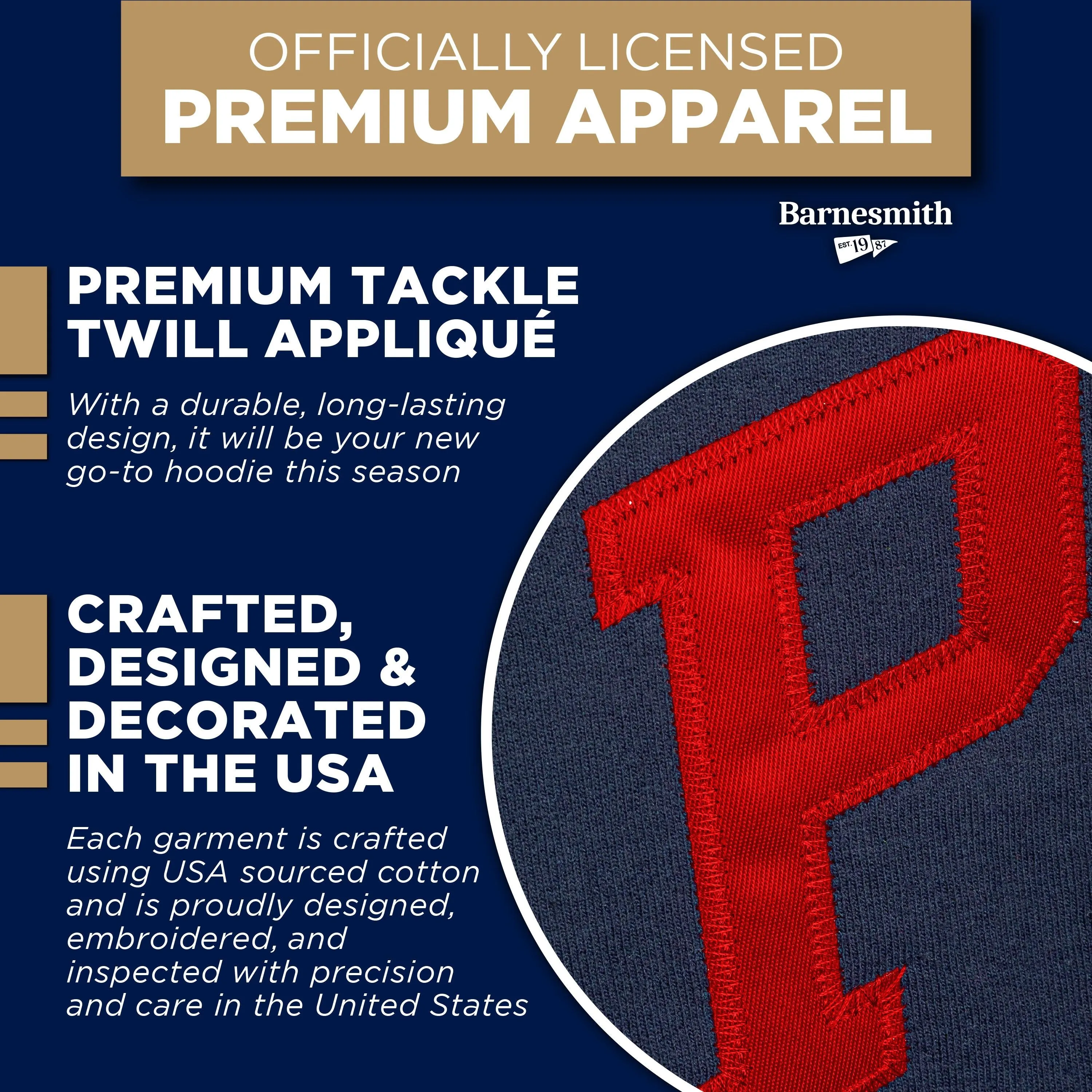 University of Pennsylvania Veritas Hooded Sweatshirt (Navy) sold by Ivy Sport product image thumbnail 4