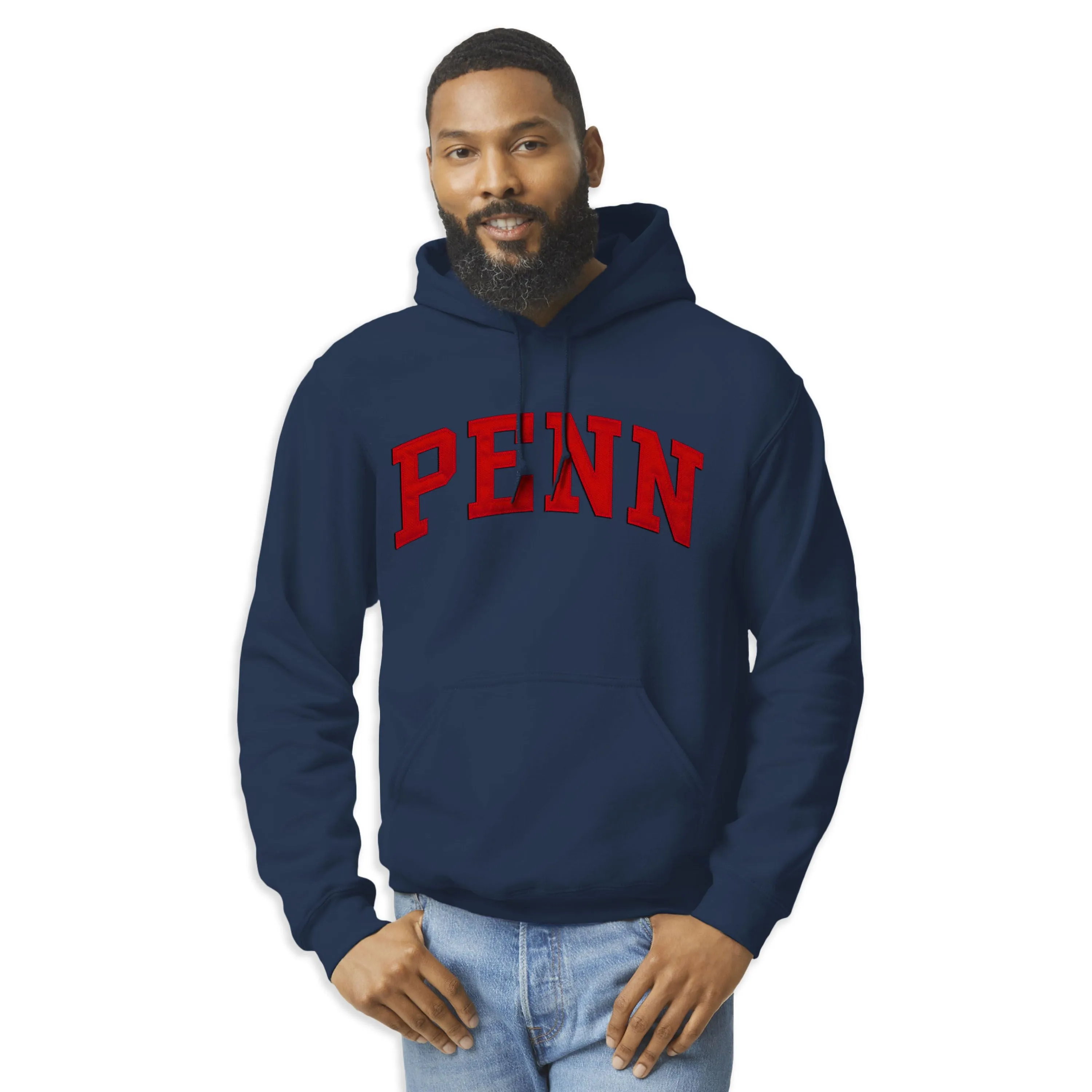 University of Pennsylvania Veritas Hooded Sweatshirt (Navy) sold by Ivy Sport product image thumbnail 2