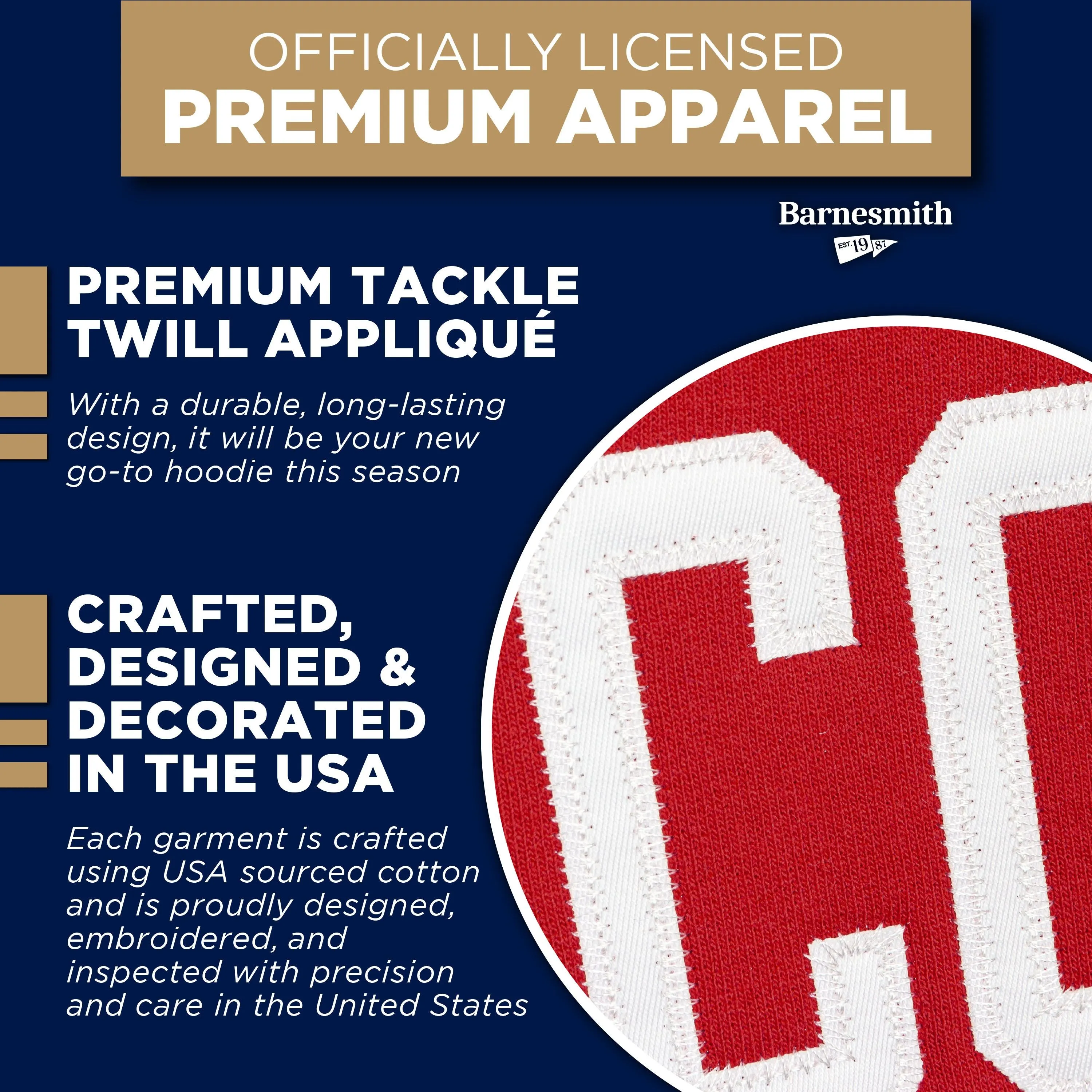 Cornell University Veritas Hooded Sweatshirt (Red) sold by Ivy Sport product image thumbnail 4