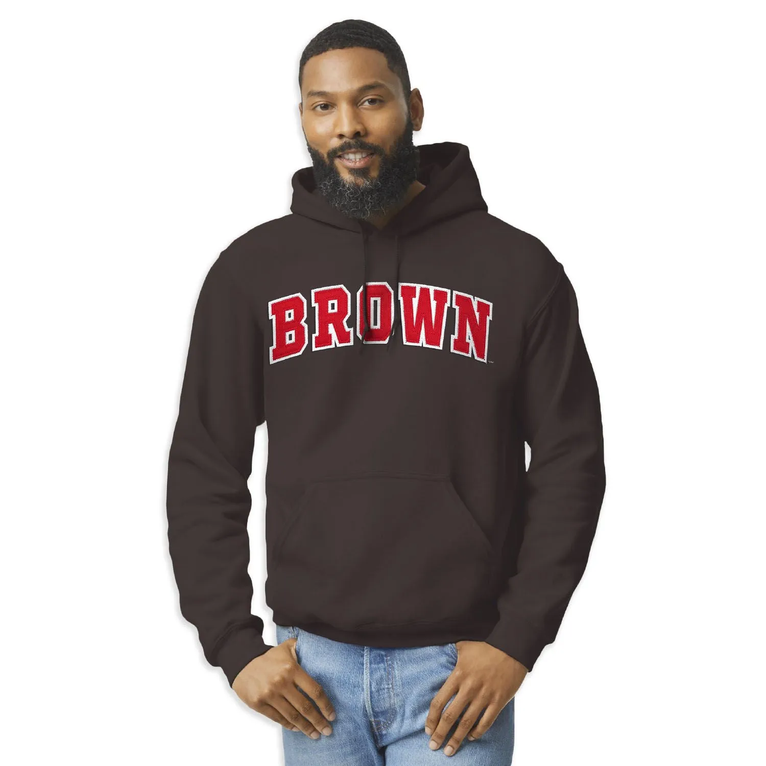 Brown University Veritas Hooded Sweatshirt (Brown) sold by Ivy Sport product image thumbnail 2