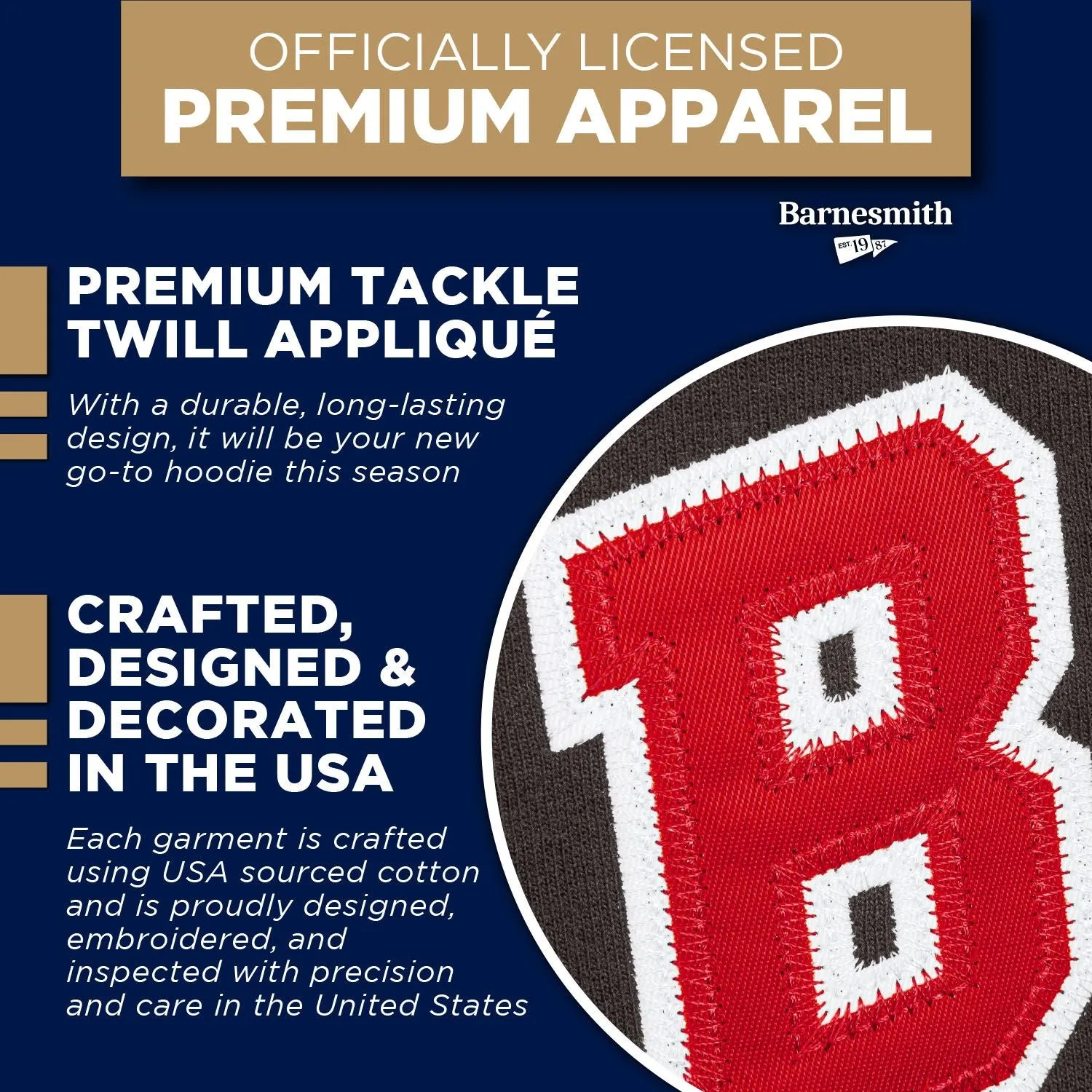 Brown University Veritas Hooded Sweatshirt (Brown) sold by Ivy Sport product image thumbnail 4