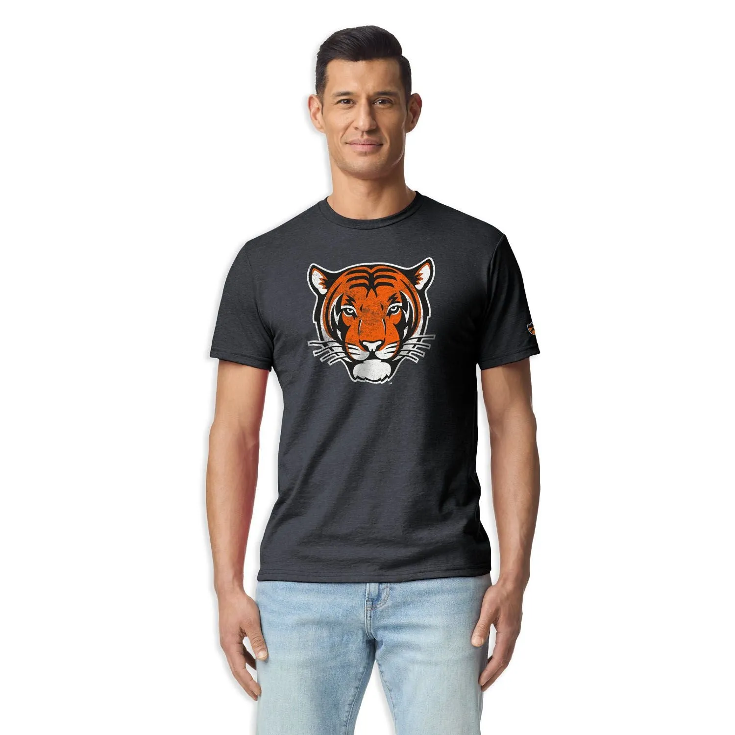 Princeton University Short-Sleeve Laude T-Shirt (Dark Grey) sold by Ivy Sport product image thumbnail 2