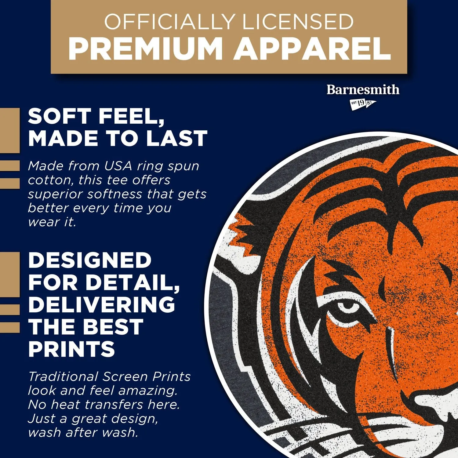 Princeton University Short-Sleeve Laude T-Shirt (Dark Grey) sold by Ivy Sport product image thumbnail 5