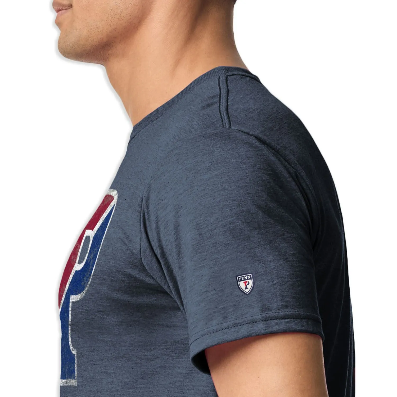 University of Pennsylvania Short-Sleeve Laude T-Shirt (Navy) sold by Ivy Sport product image thumbnail 3