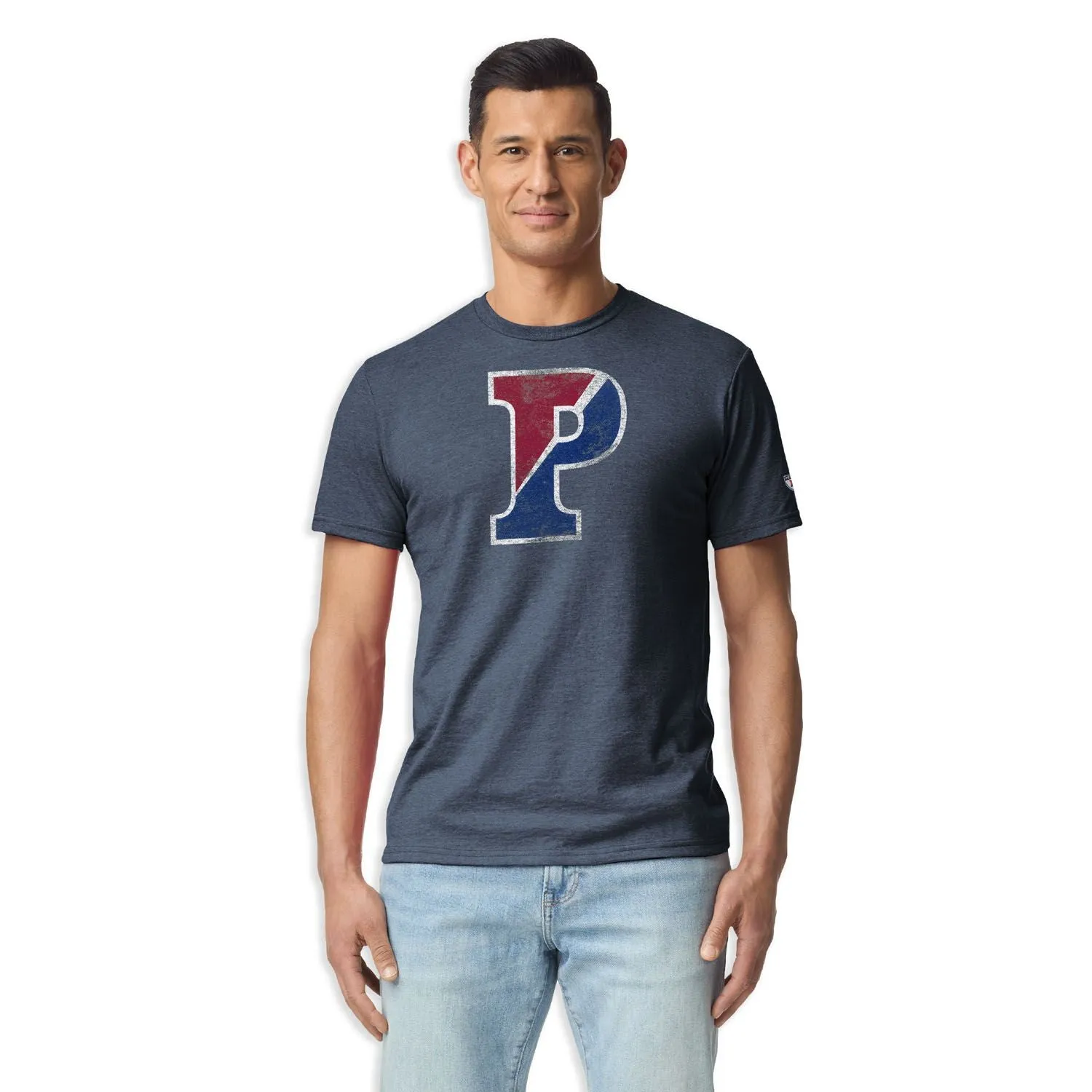 University of Pennsylvania Short-Sleeve Laude T-Shirt (Navy) sold by Ivy Sport product image thumbnail 2