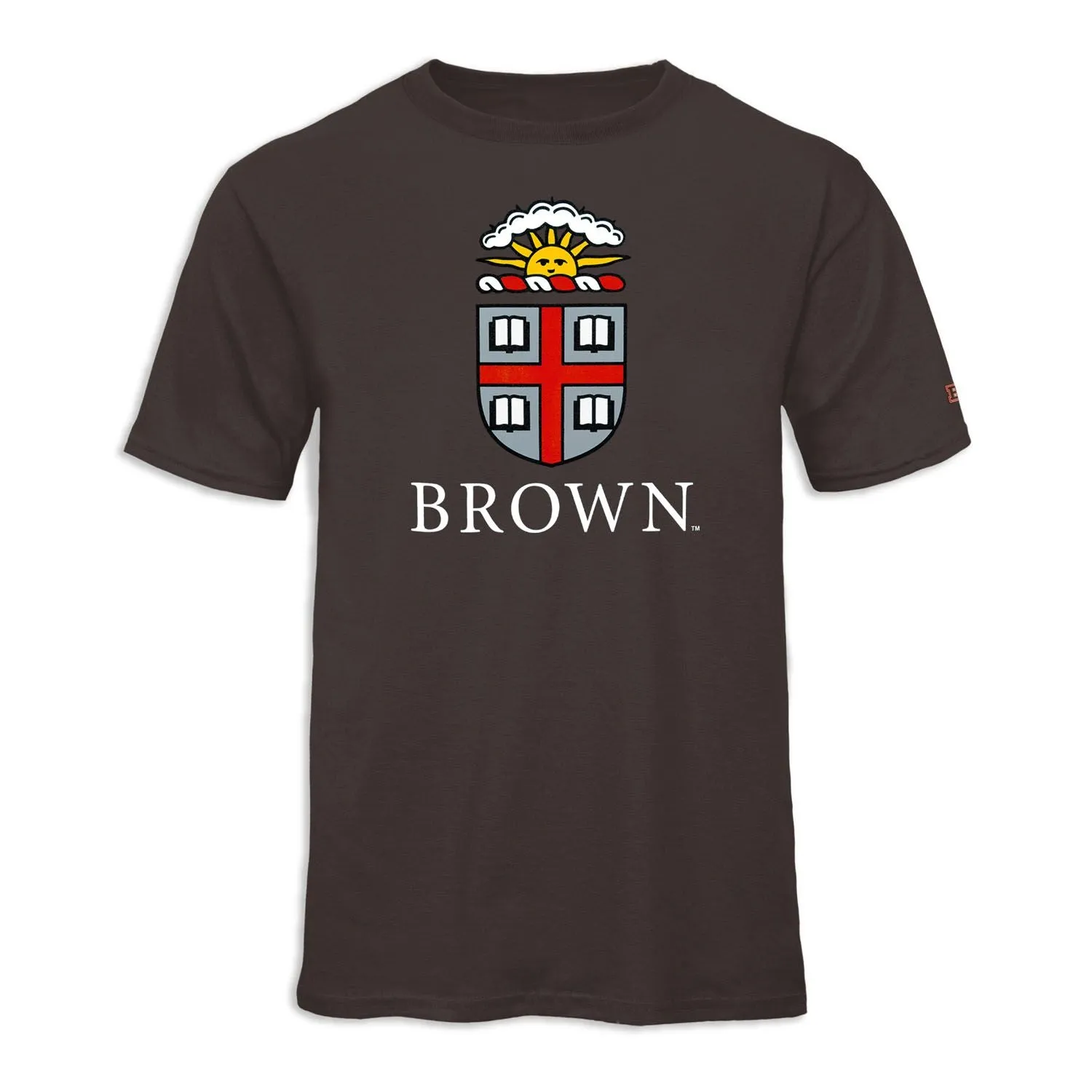 Brown University Short-Sleeve Laude T-Shirt (Brown) sold by Ivy Sport