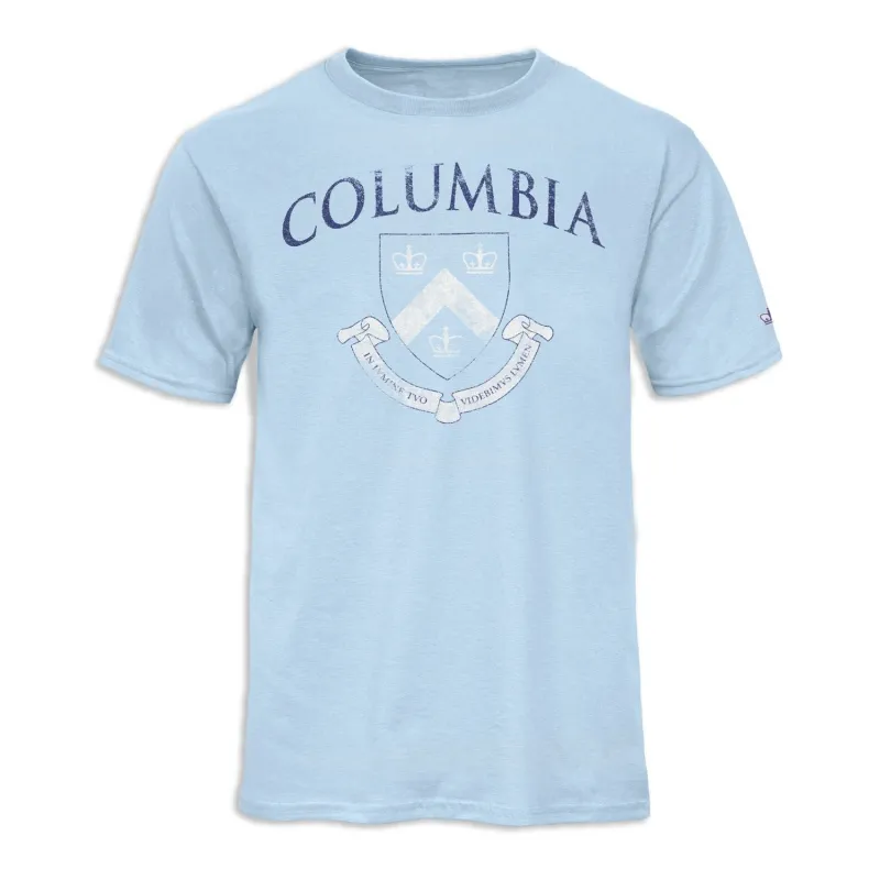 Columbia University Short-Sleeve Laude T-Shirt (Light Blue) sold by Ivy Sport