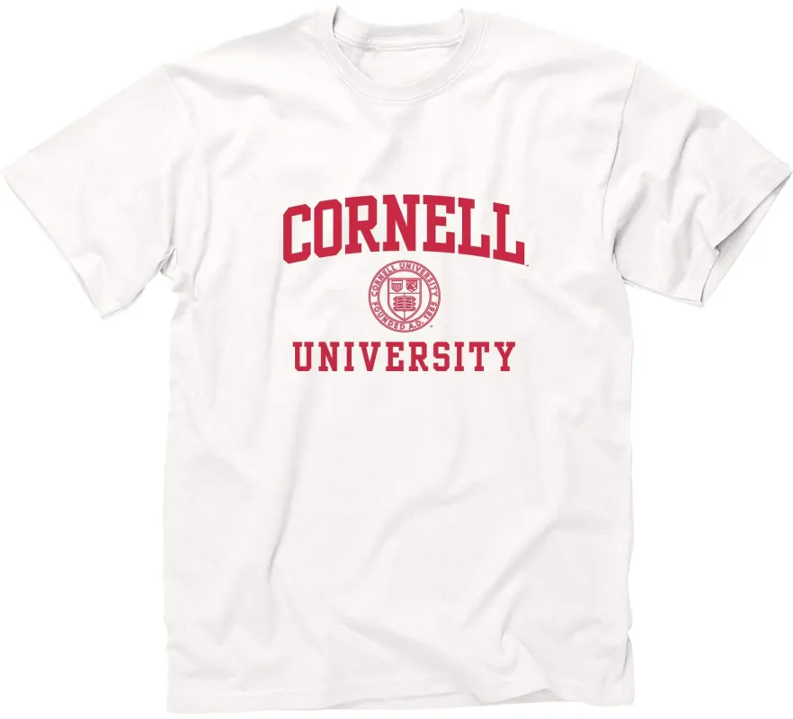 Cornell Crest T-Shirt (White) sold by Ivy Sport