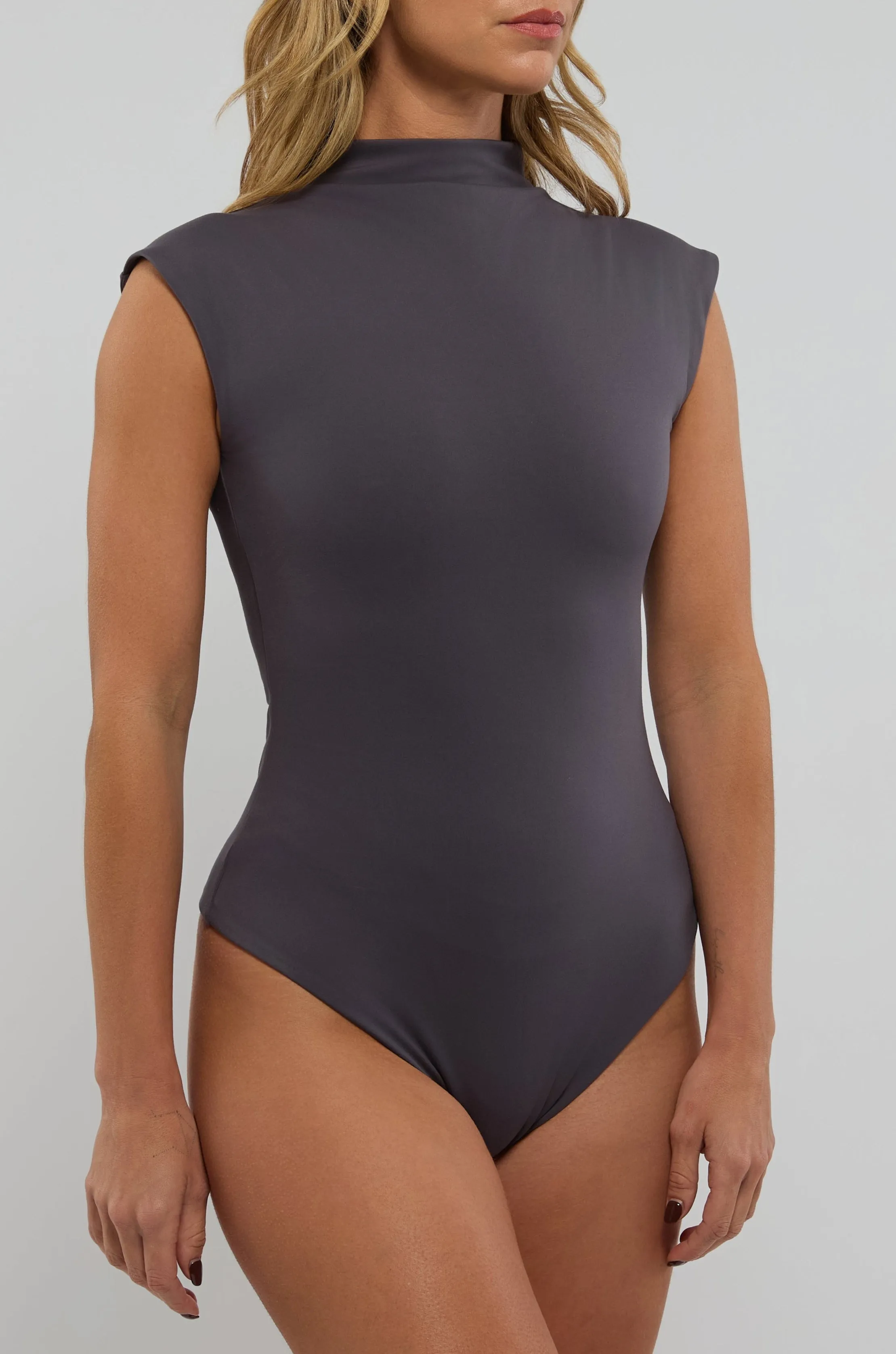 ComfiClose™: The Bodysuit in Heather Grey sold by Ashly Rae product image thumbnail 4
