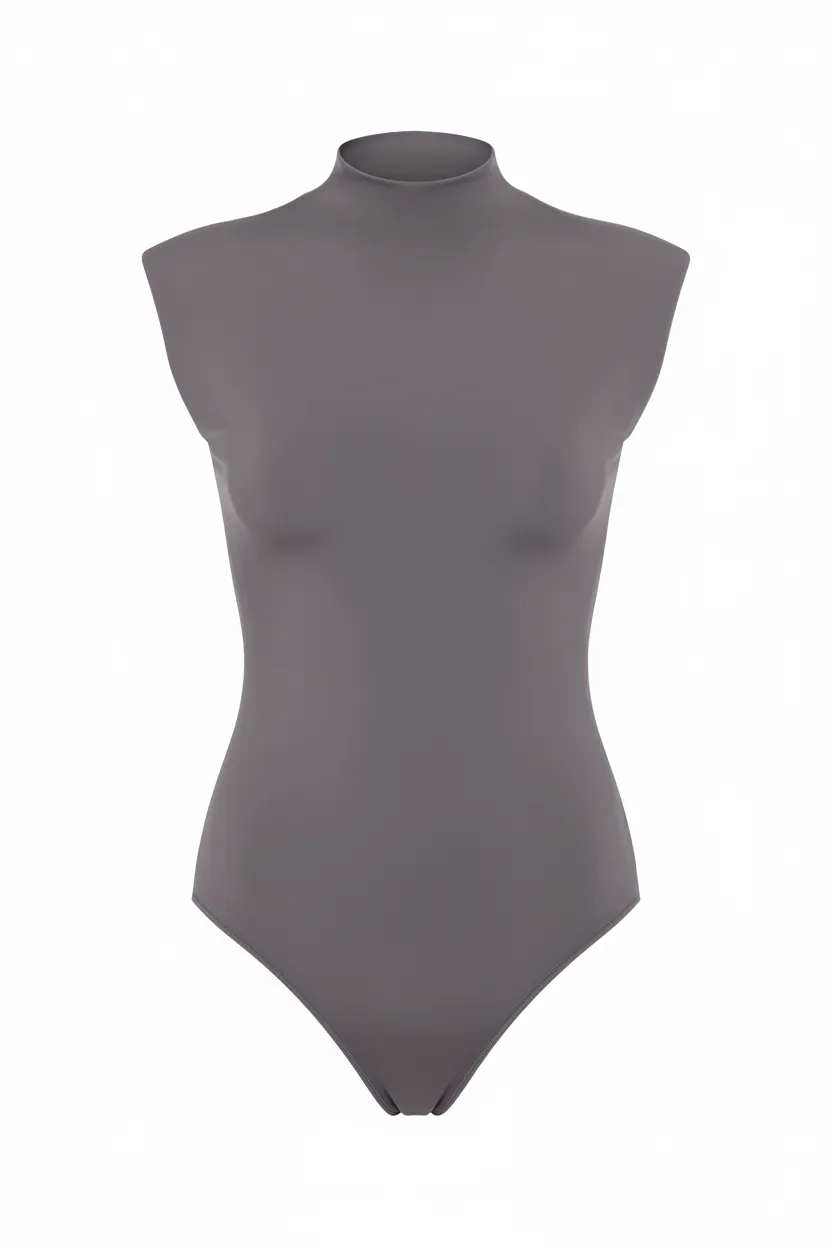 ComfiClose™: The Bodysuit in Heather Grey sold by Ashly Rae product image thumbnail 3