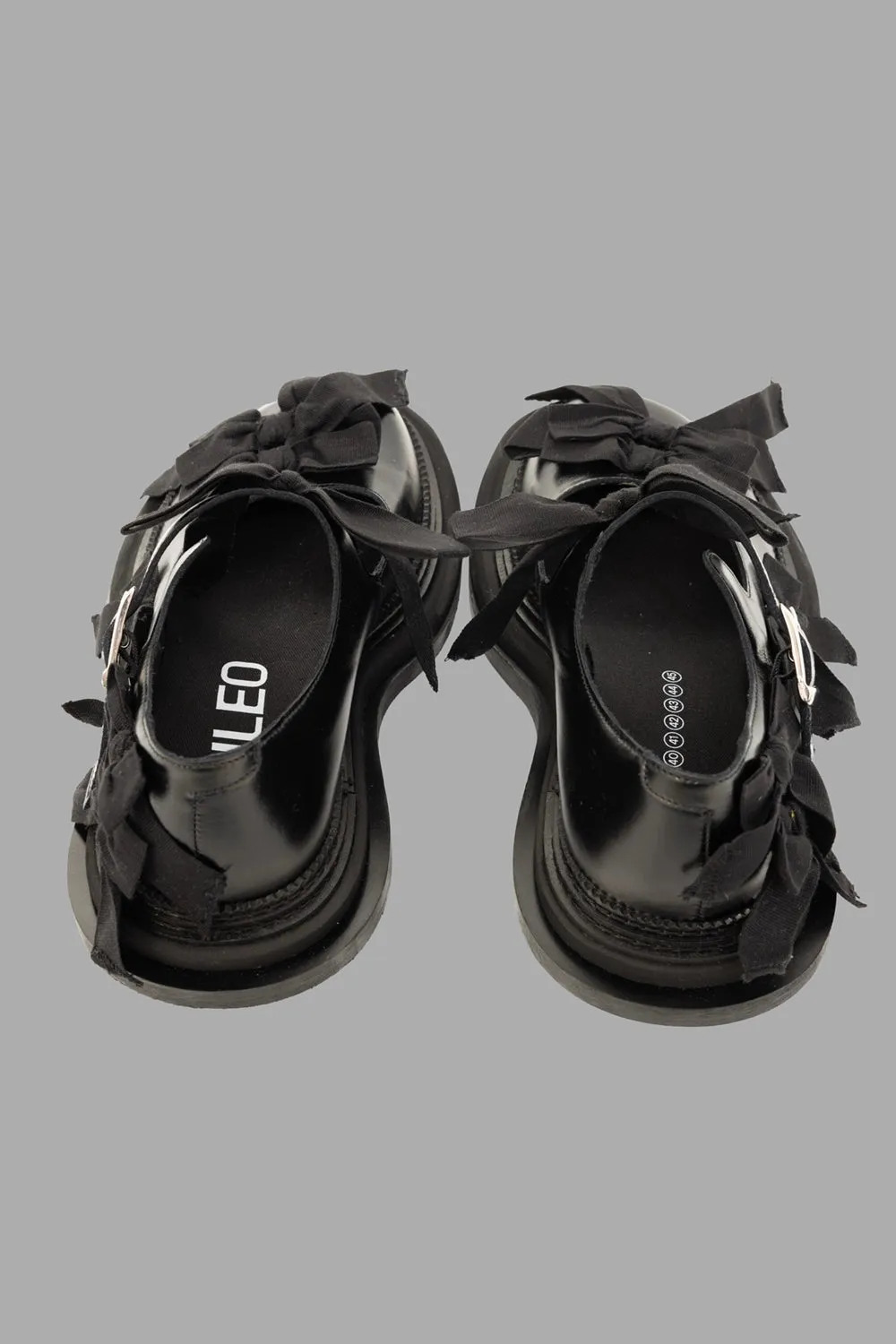 Mary Jane Superstrate with Canvas Bows in Black sold by Plus Zero Concept Store product image thumbnail 4