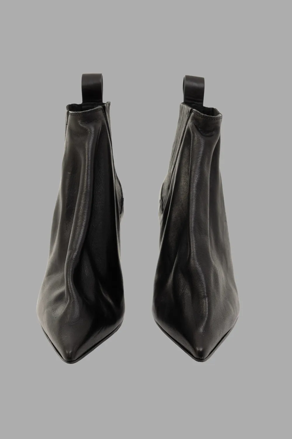 Ankle Taco Leather Boots in Black sold by Plus Zero Concept Store product image thumbnail 2