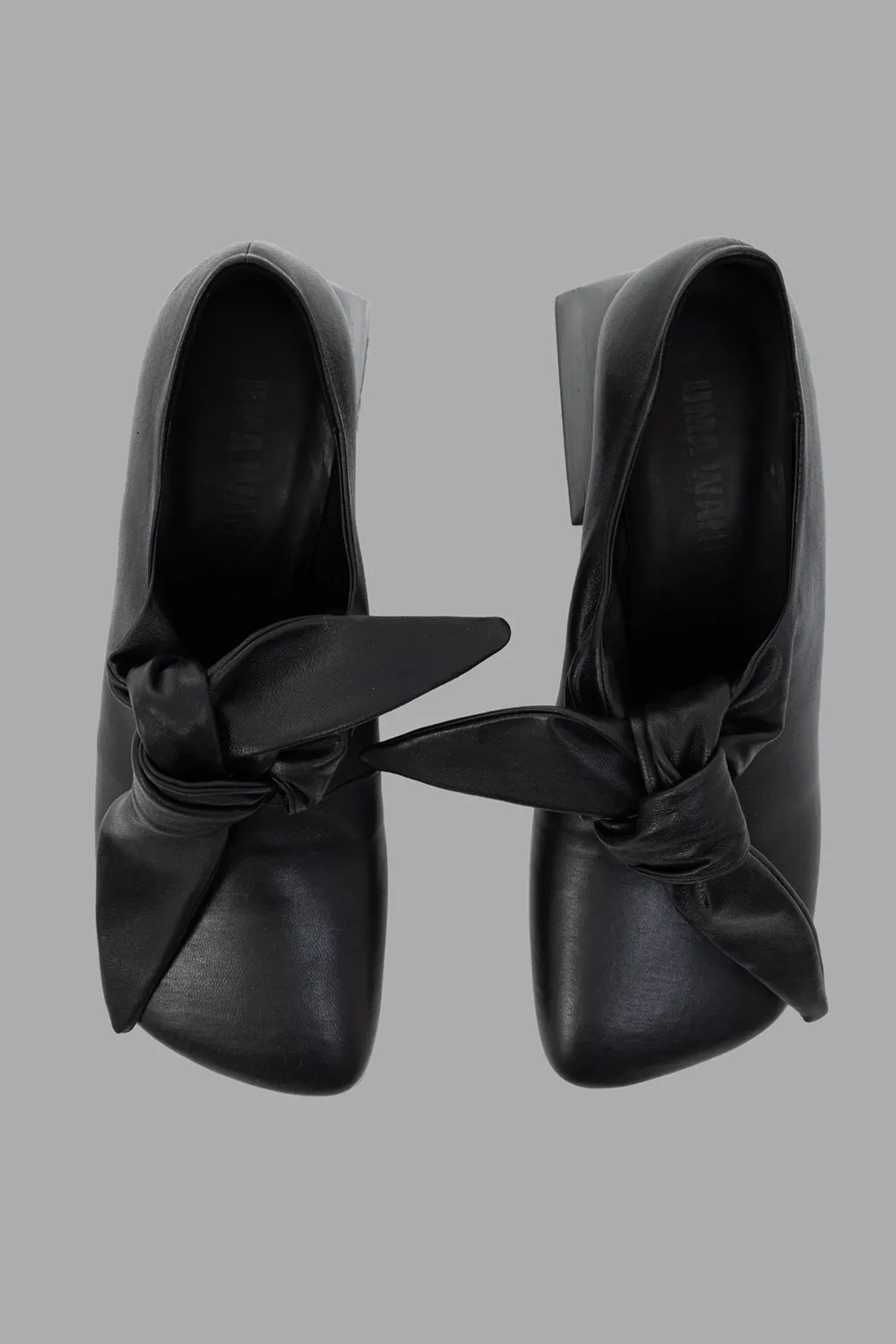 Square Knotted Mules in Black sold by Plus Zero Concept Store product image thumbnail 2