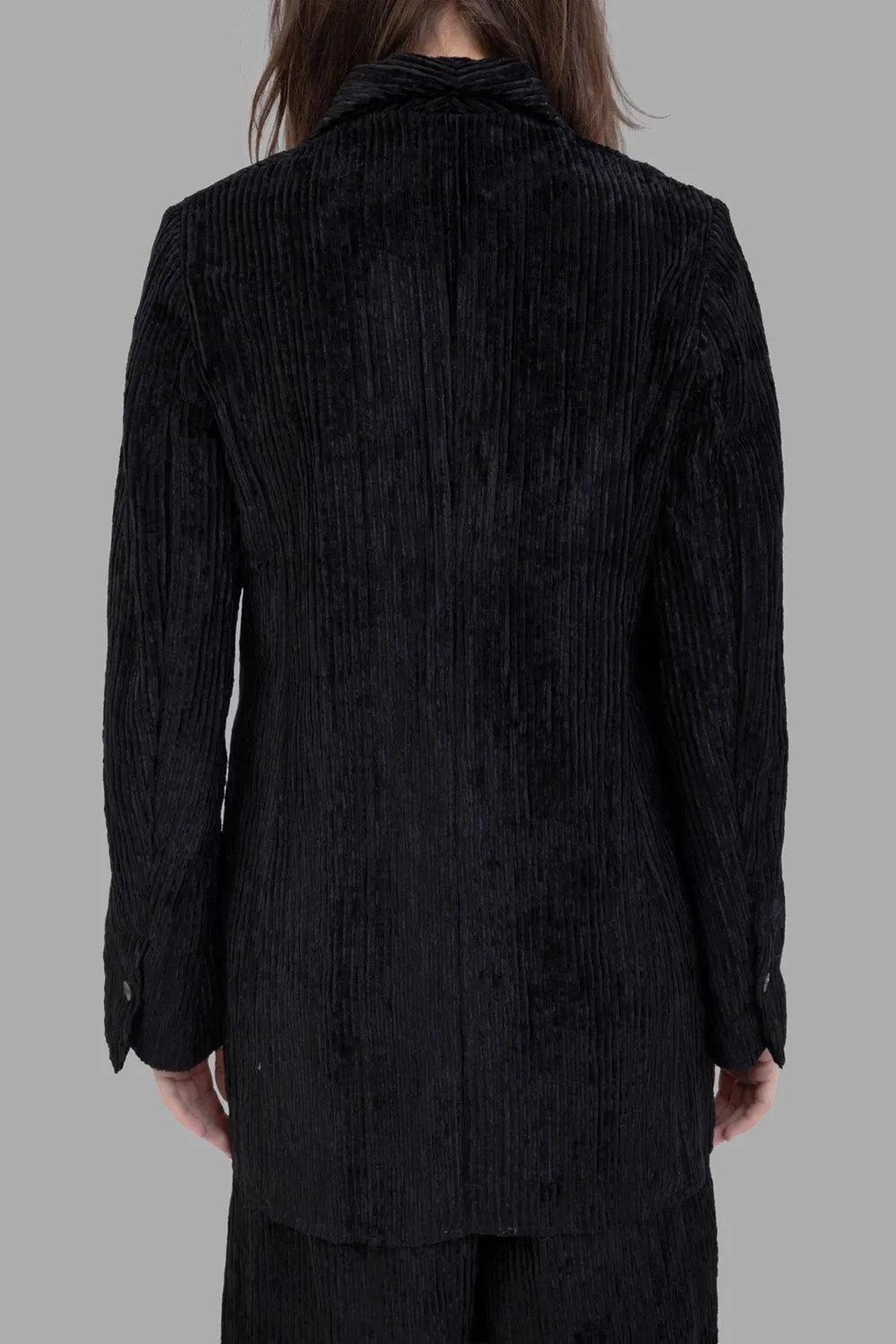 Ribbed Velvet Longline Blazer sold by Plus Zero Concept Store product image thumbnail 3