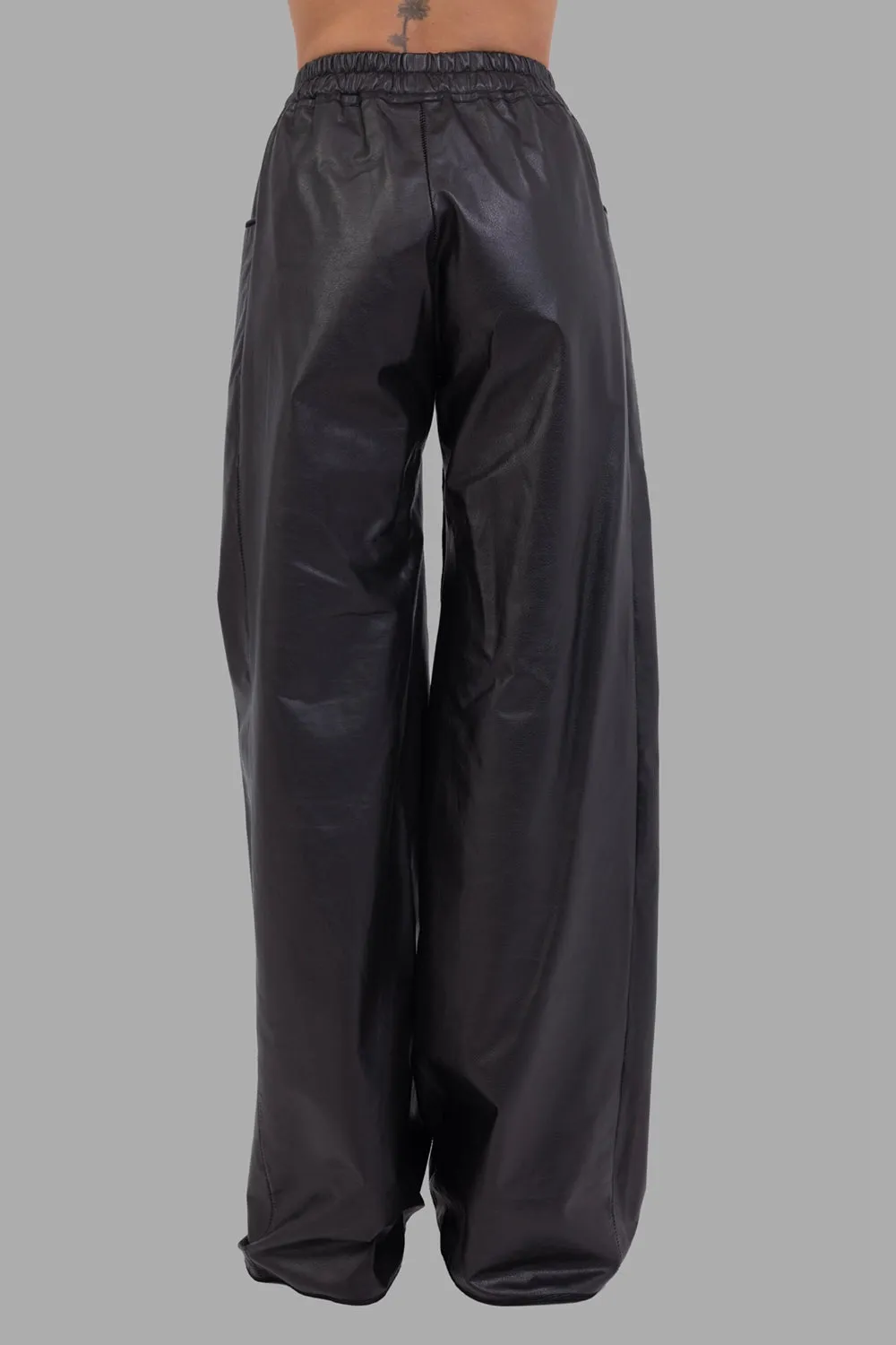 Wide-Leg Calf Leather Easy Pants sold by Plus Zero Concept Store product image thumbnail 3