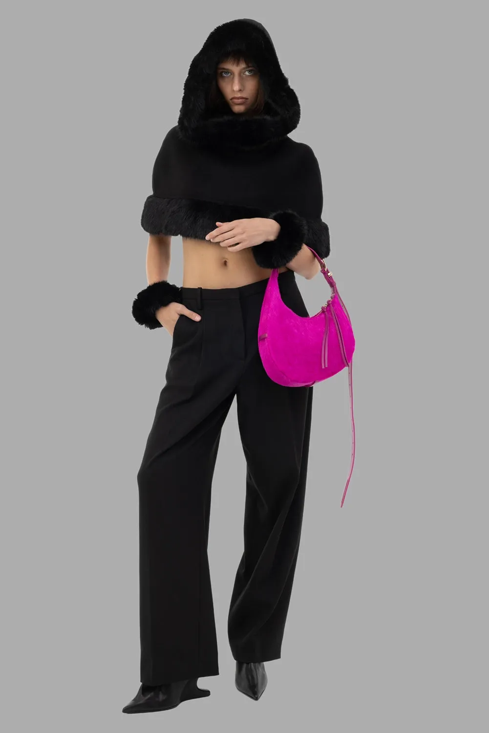 Elsa Wide-Leg Trousers in Black sold by Plus Zero Concept Store product image thumbnail 2