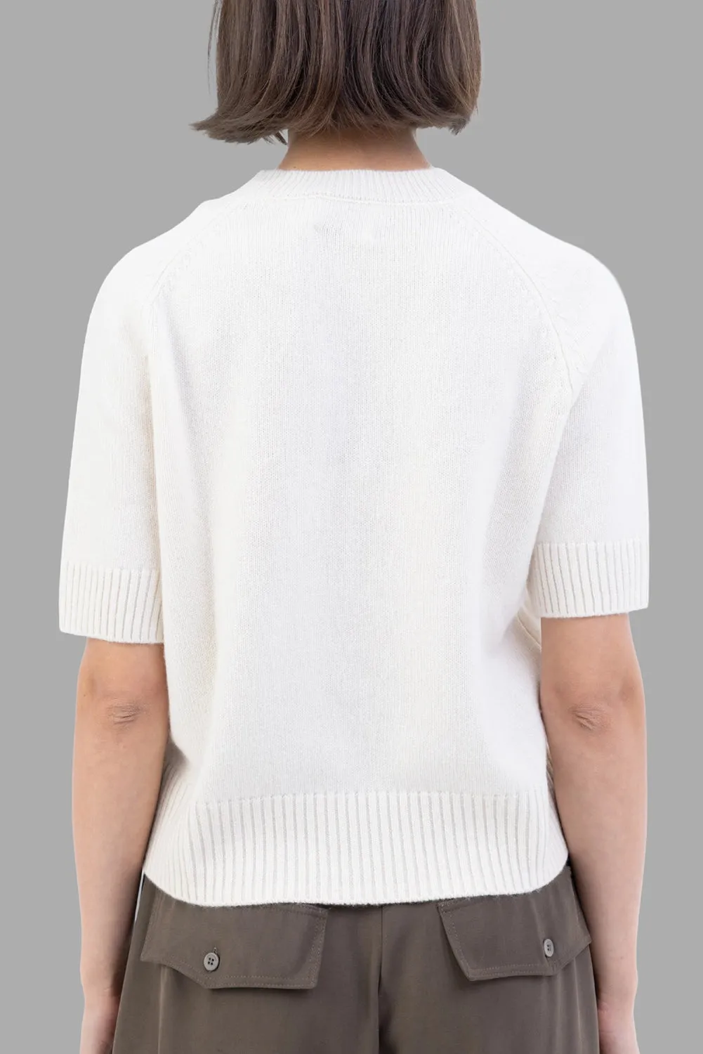 Jackson Cashmere Sweater in Ivory sold by Plus Zero Concept Store product image thumbnail 3