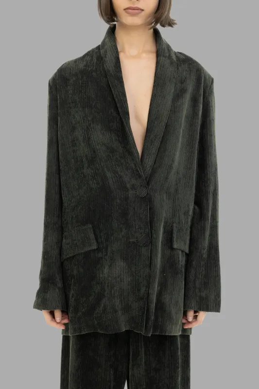 Oversized Corduroy Blazer in Mastice sold by Plus Zero Concept Store